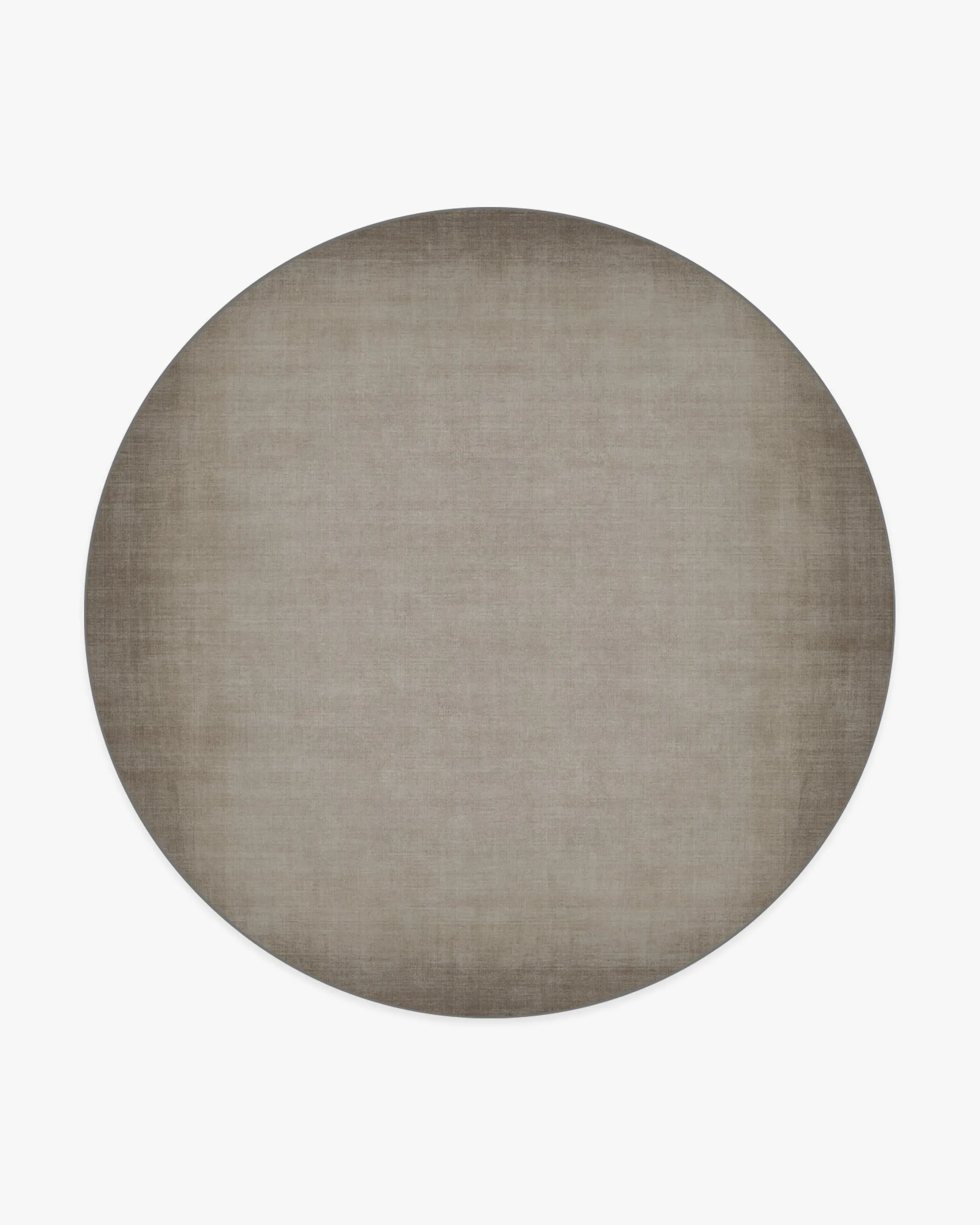 Round Area Rug Machine Washable - Ash Grey