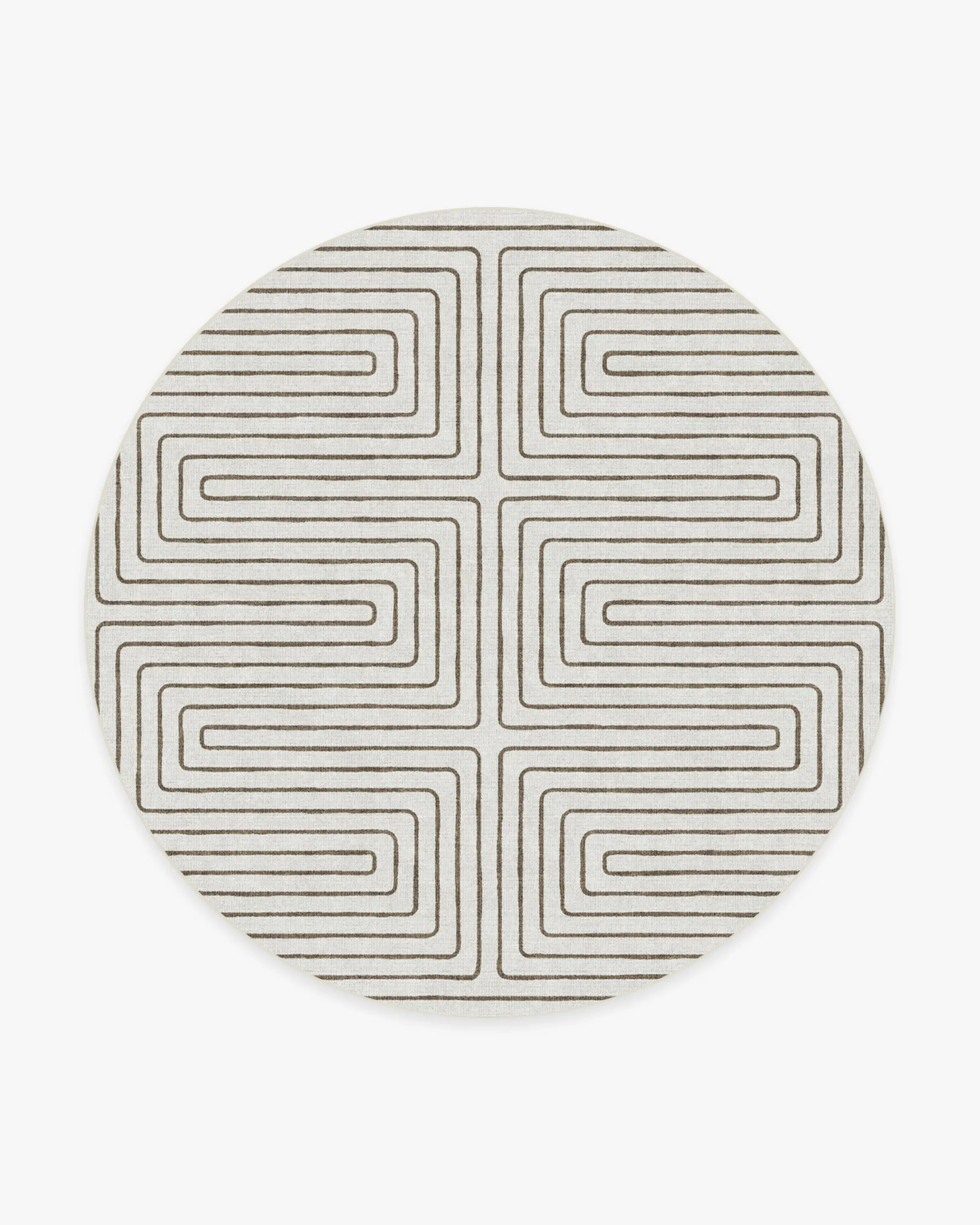 Round Area Rug Machine Washable - Camel