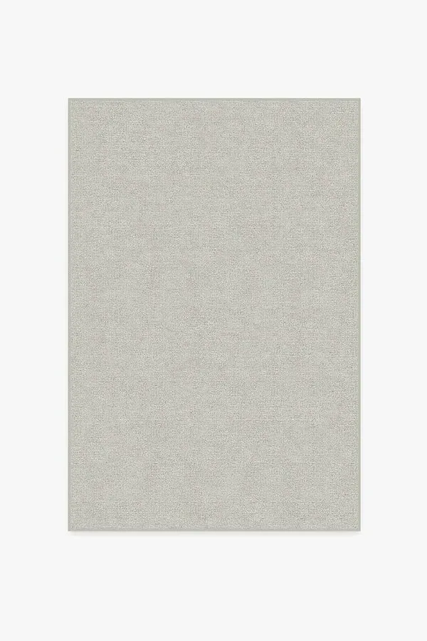 Round Area Rug Machine Washable - Dove Grey