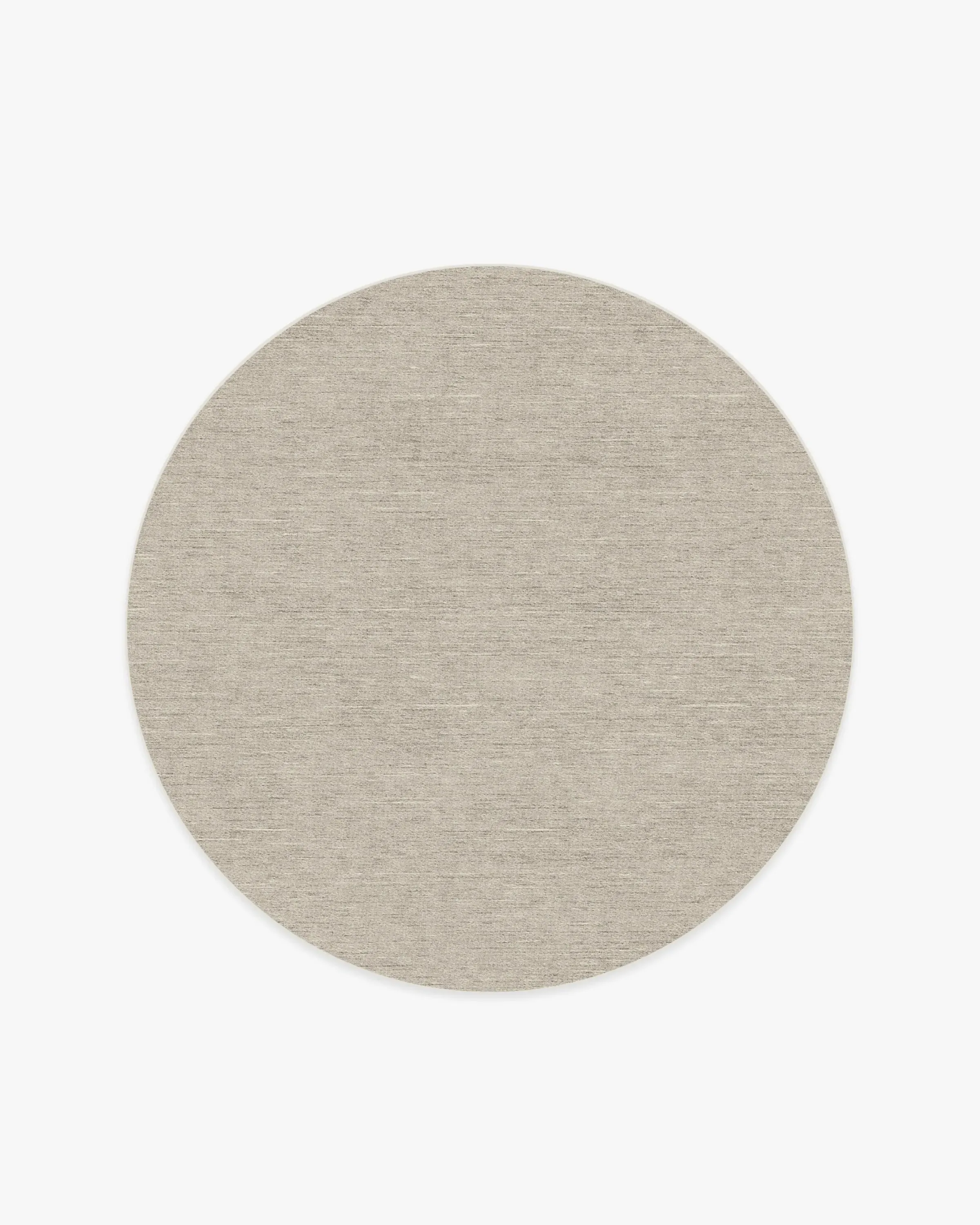 Round Area Rug Machine Washable - Grey
