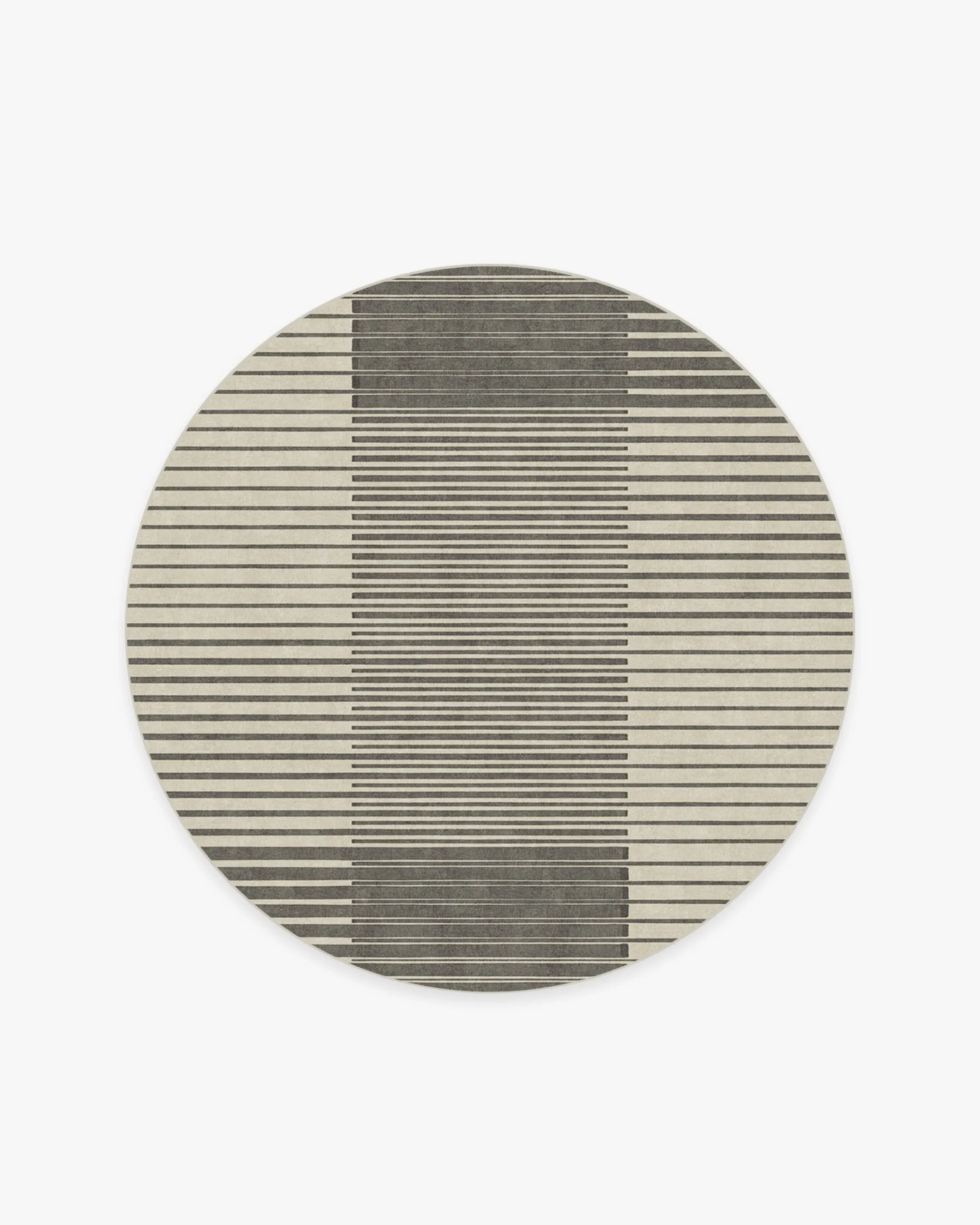Round Area Rug Machine Washable - Grey