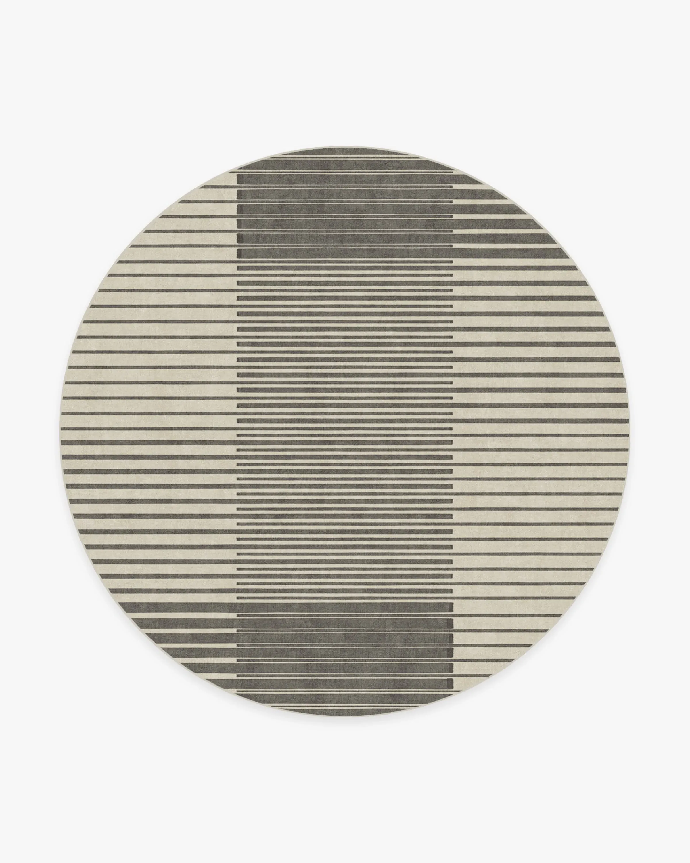 Round Area Rug Machine Washable - Grey