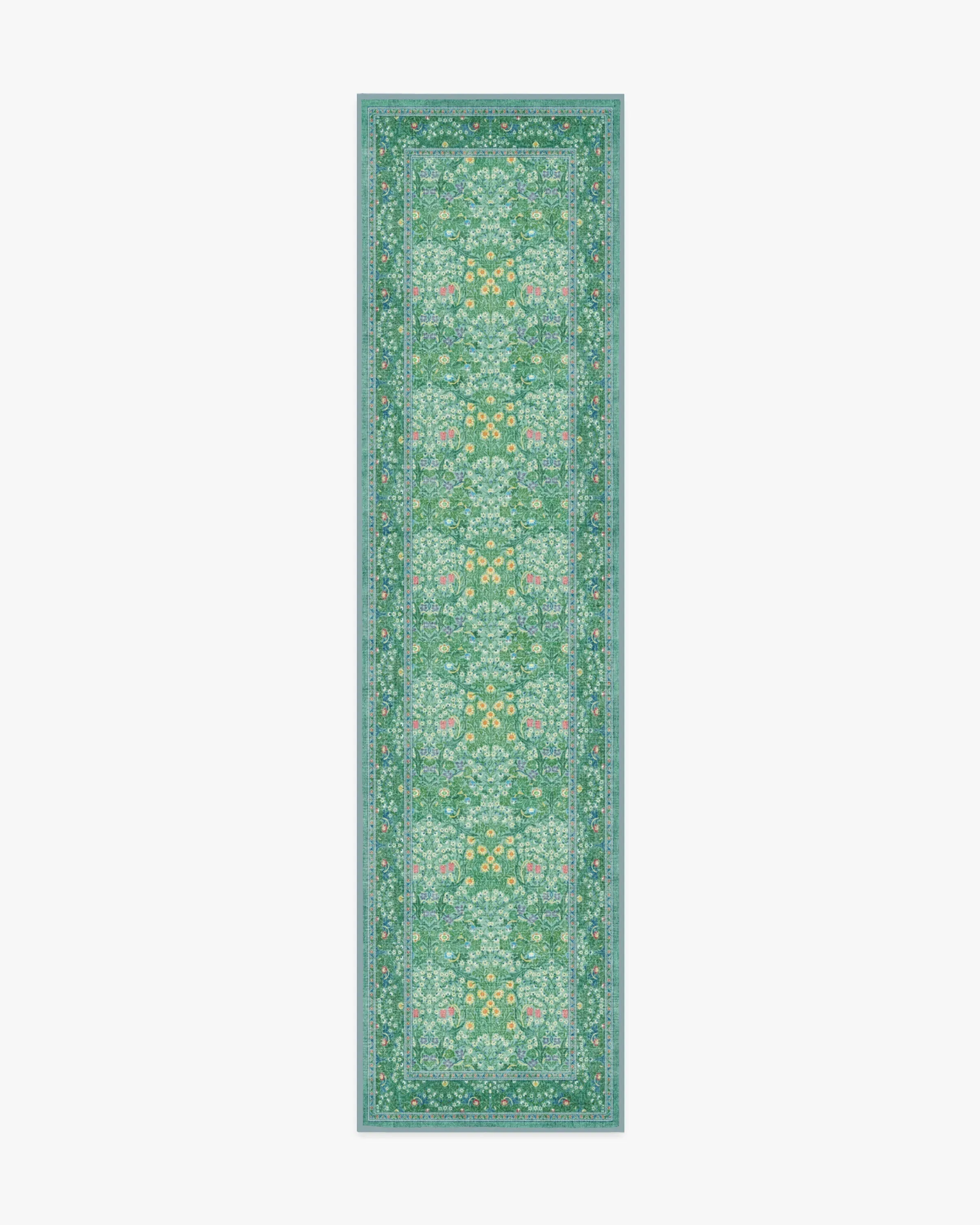 Round Area Rug Machine Washable - Jade