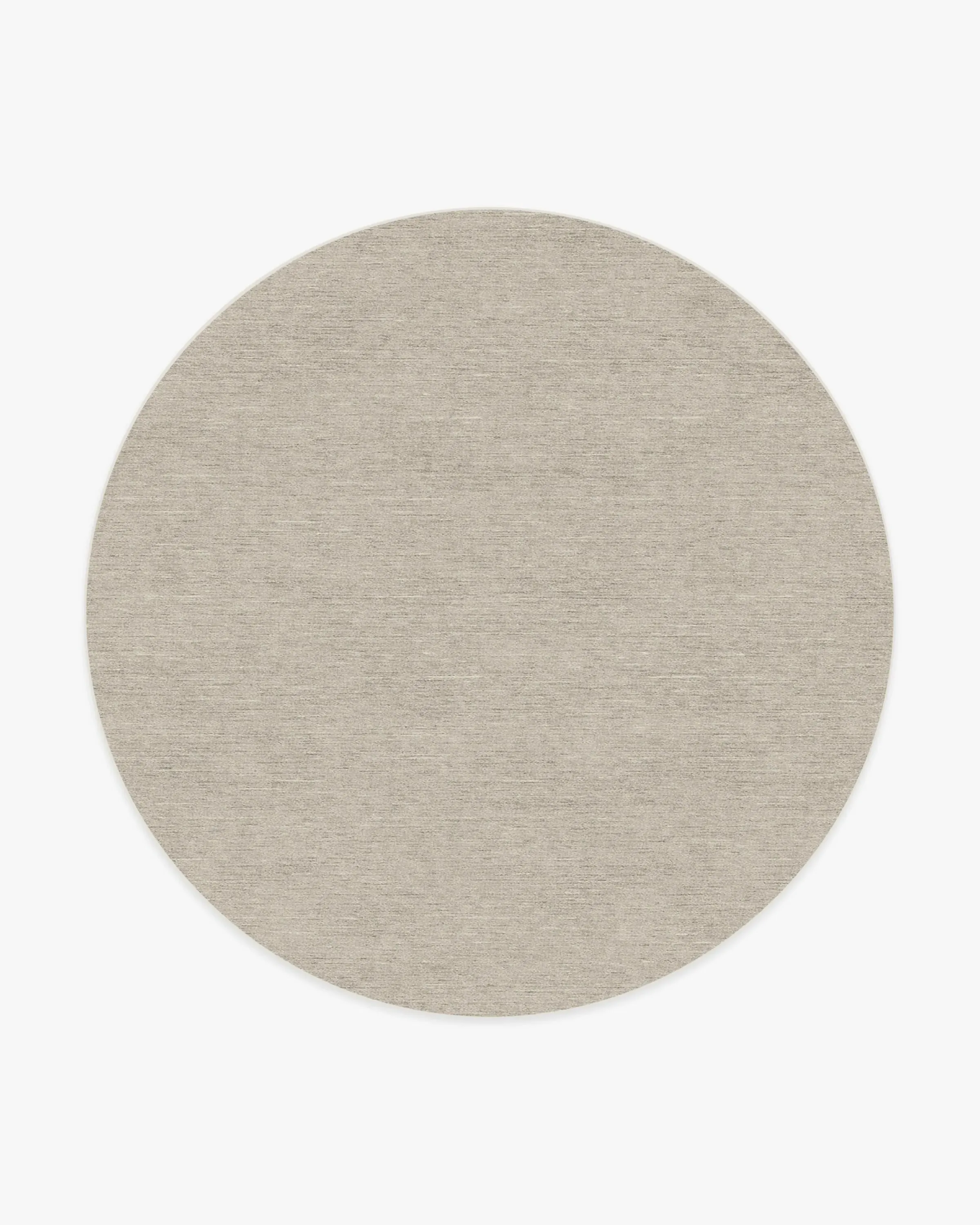 Round Area Rug Machine Washable - Light Grey