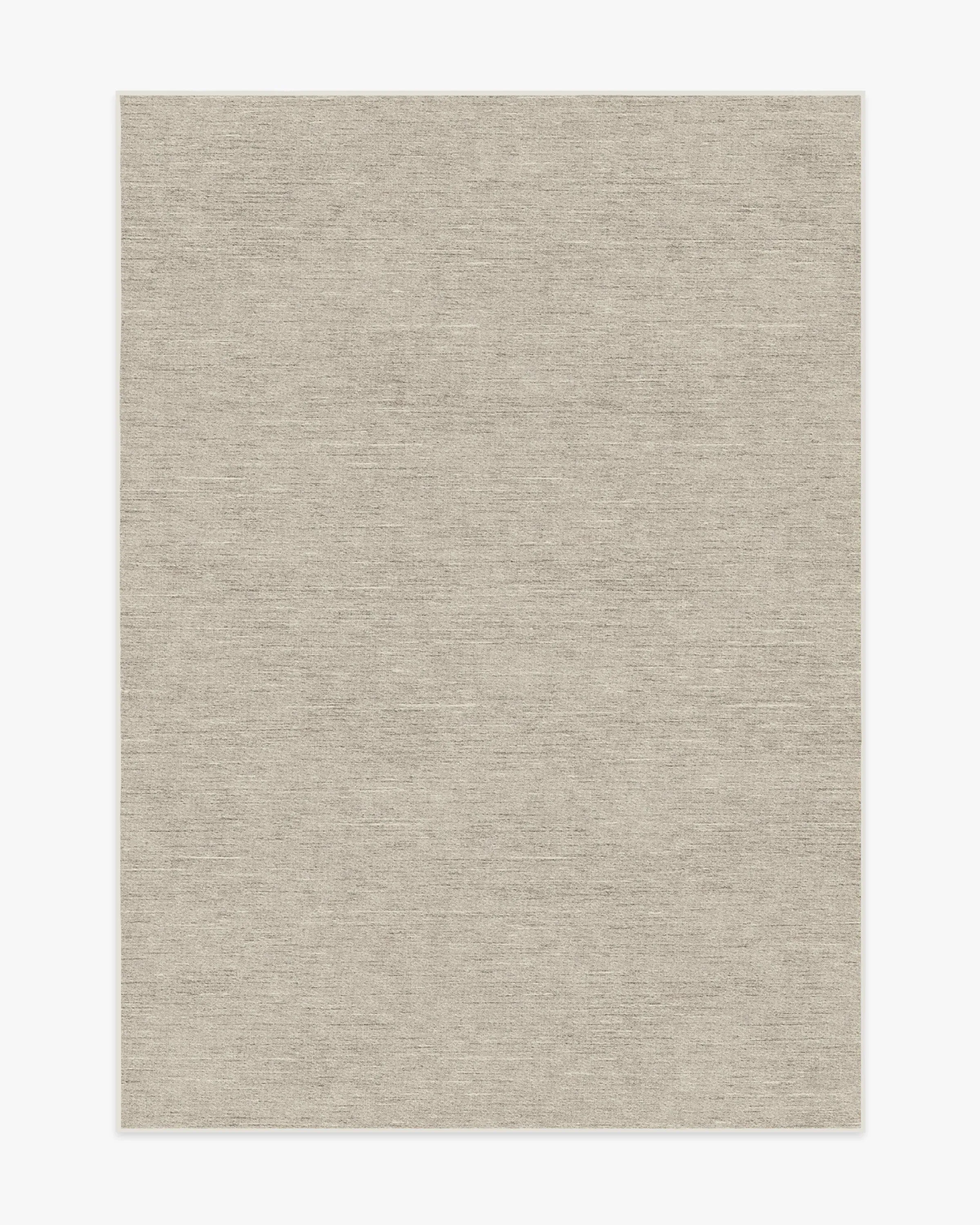 Round Area Rug Machine Washable - Light Grey