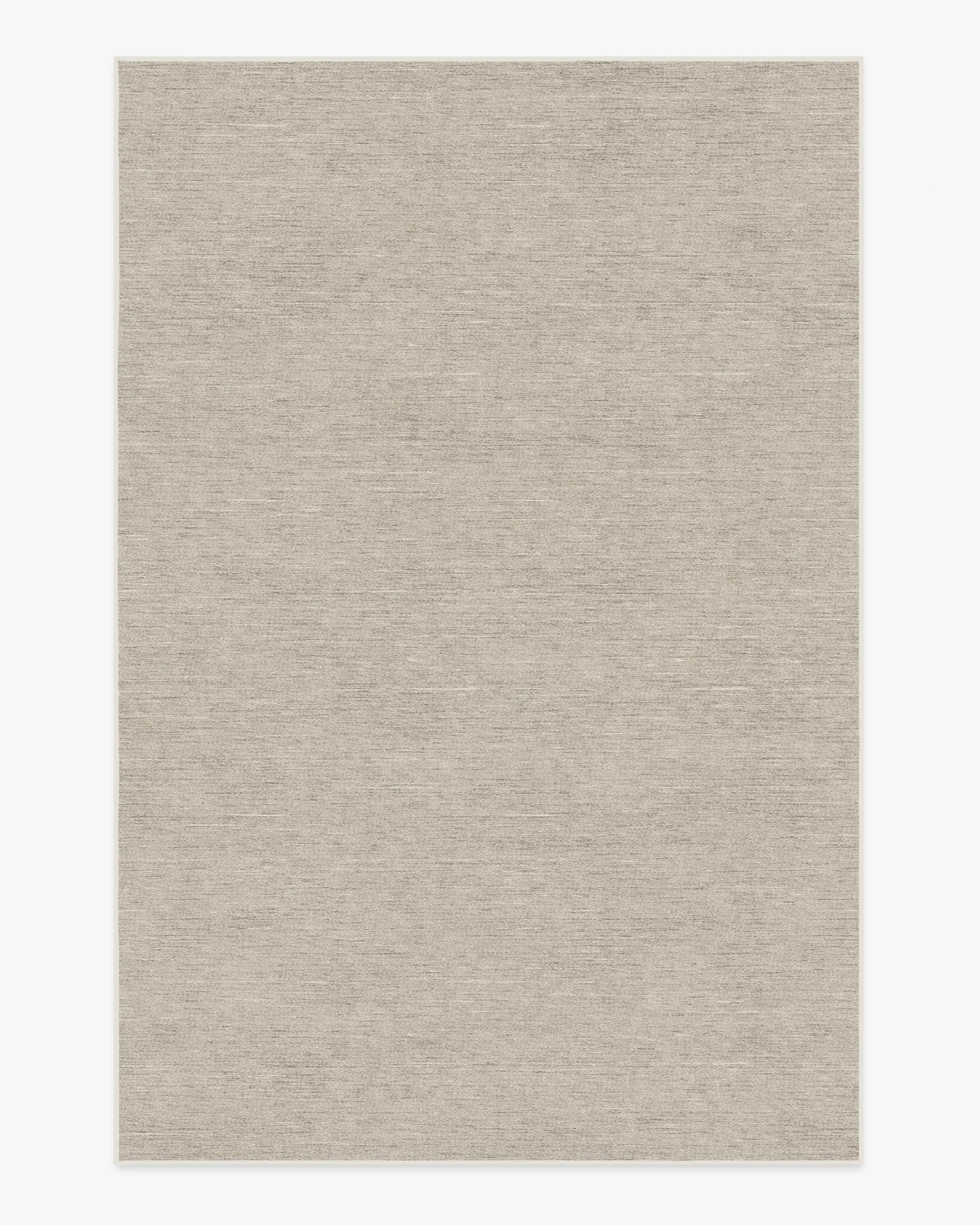 Round Area Rug Machine Washable - Light Grey