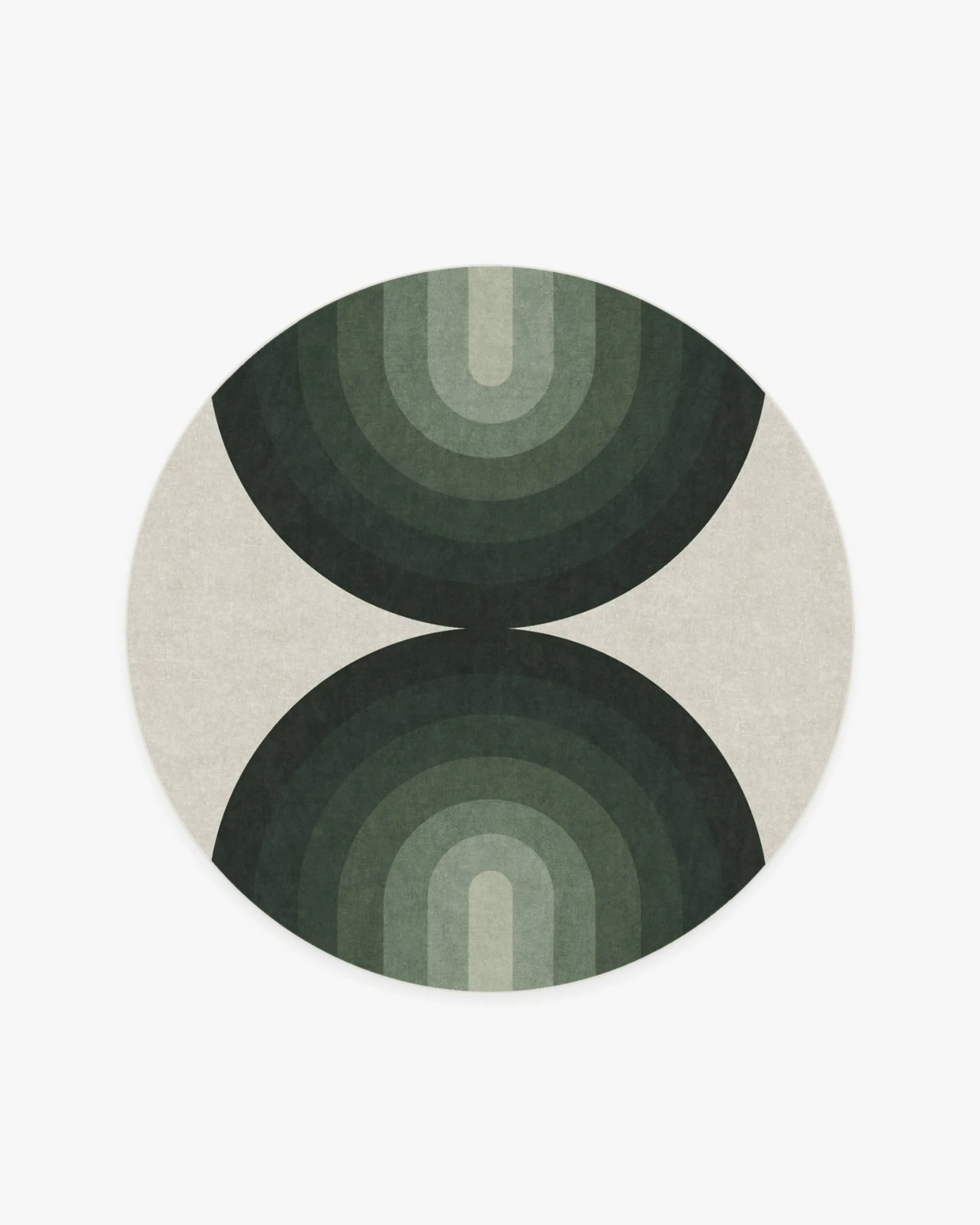 Round Area Rug Machine Washable - Sage