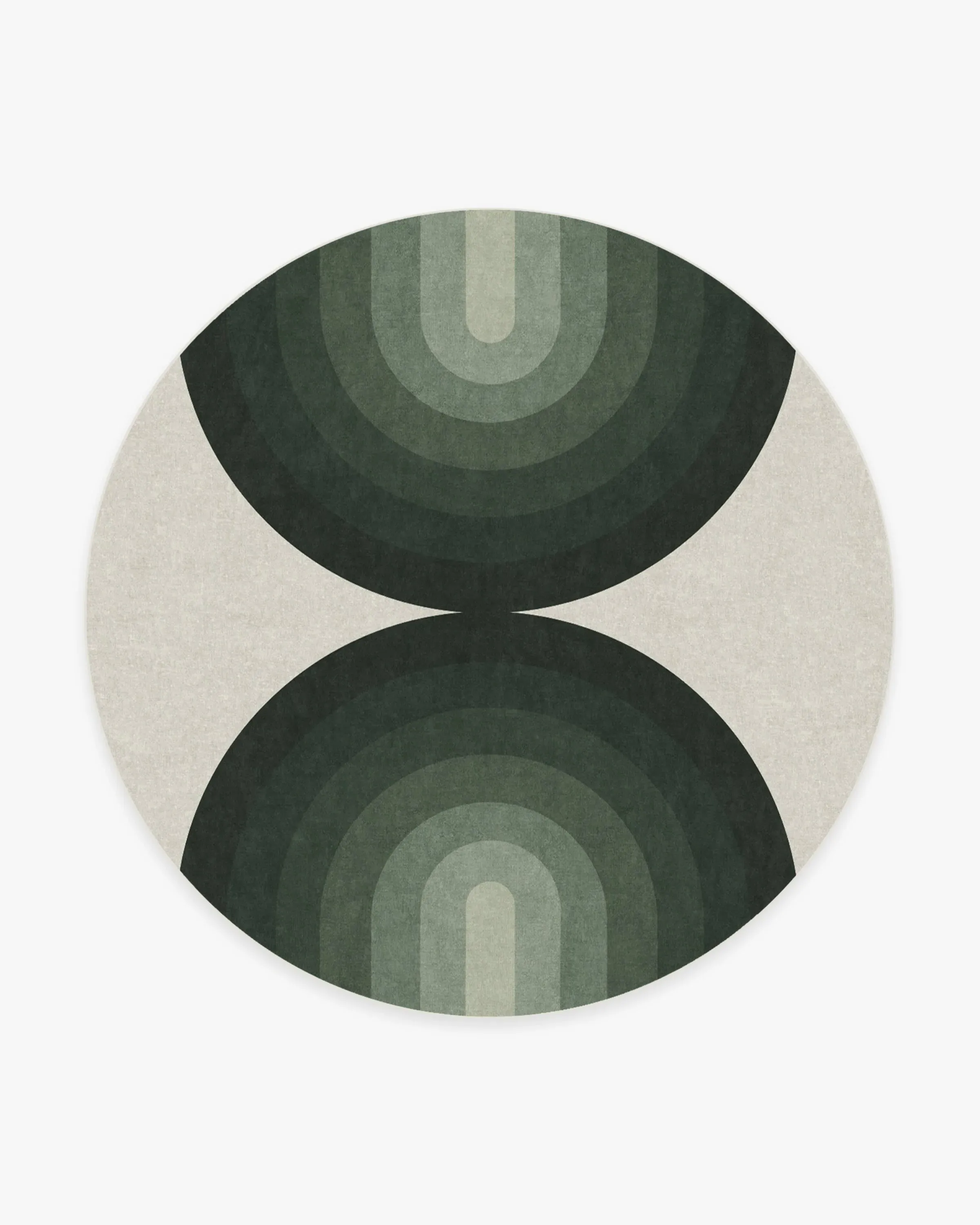 Round Area Rug Machine Washable - Sage