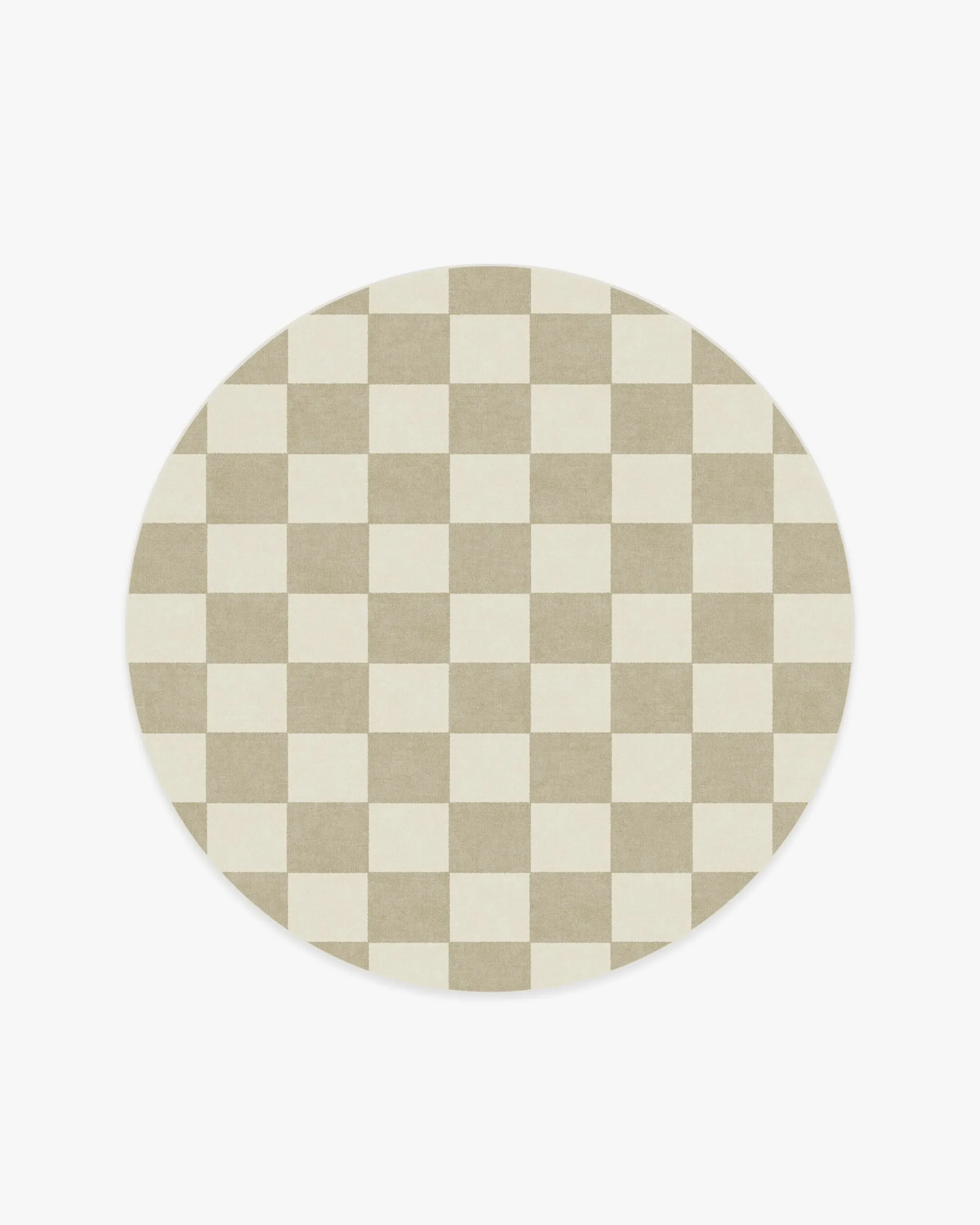 Round Area Rug Machine Washable - Stone