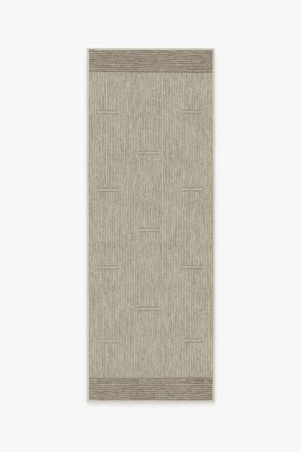 Runner Area Rug Machine Washable - Beige