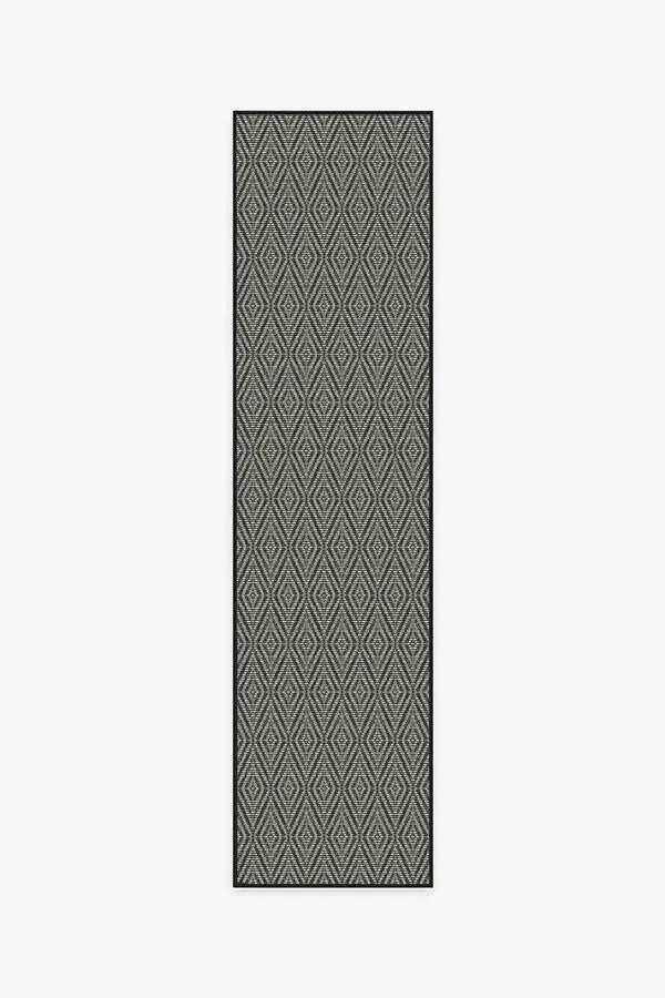 Runner Area Rug Machine Washable - Black