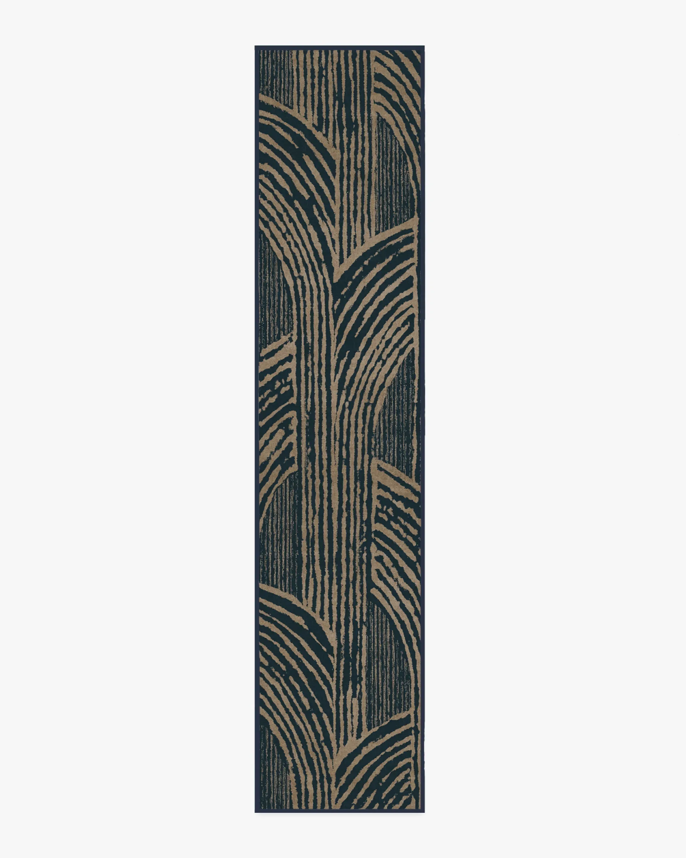 Runner Area Rug Machine Washable - Blue