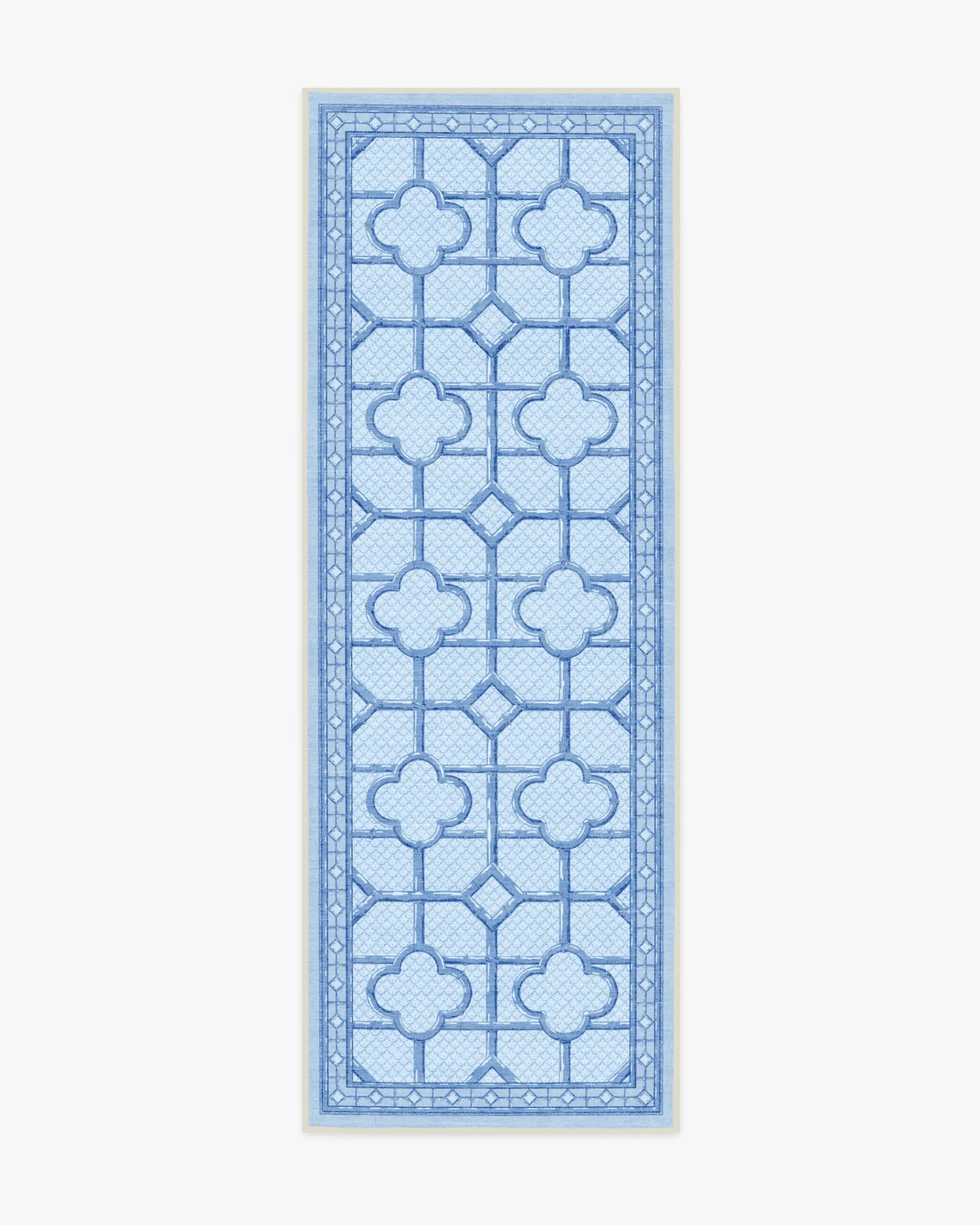 Runner Area Rug Machine Washable - Blue