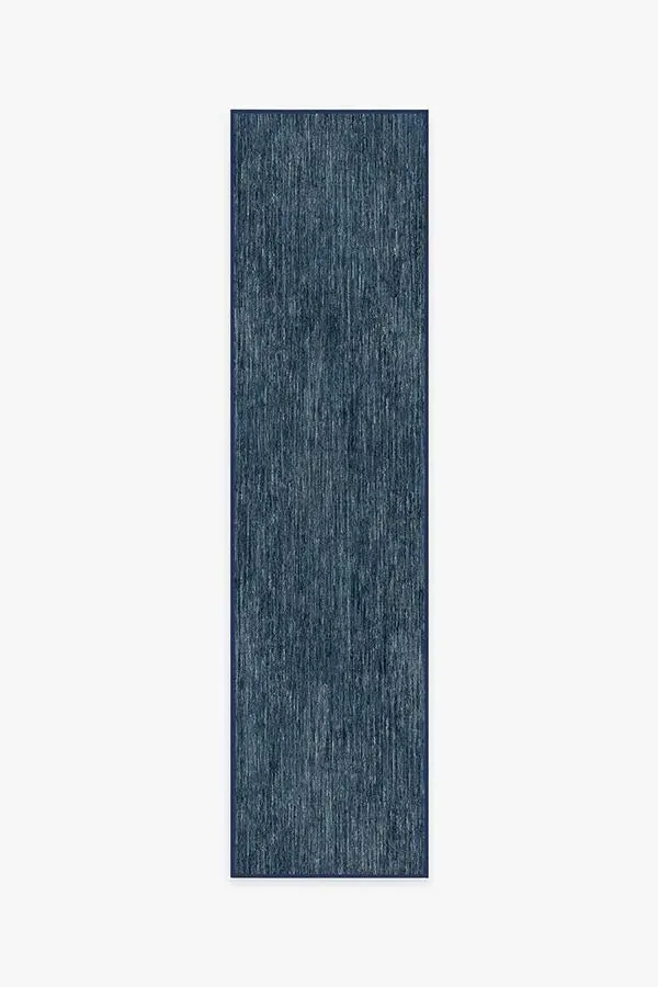 Runner Area Rug Machine Washable - Blue