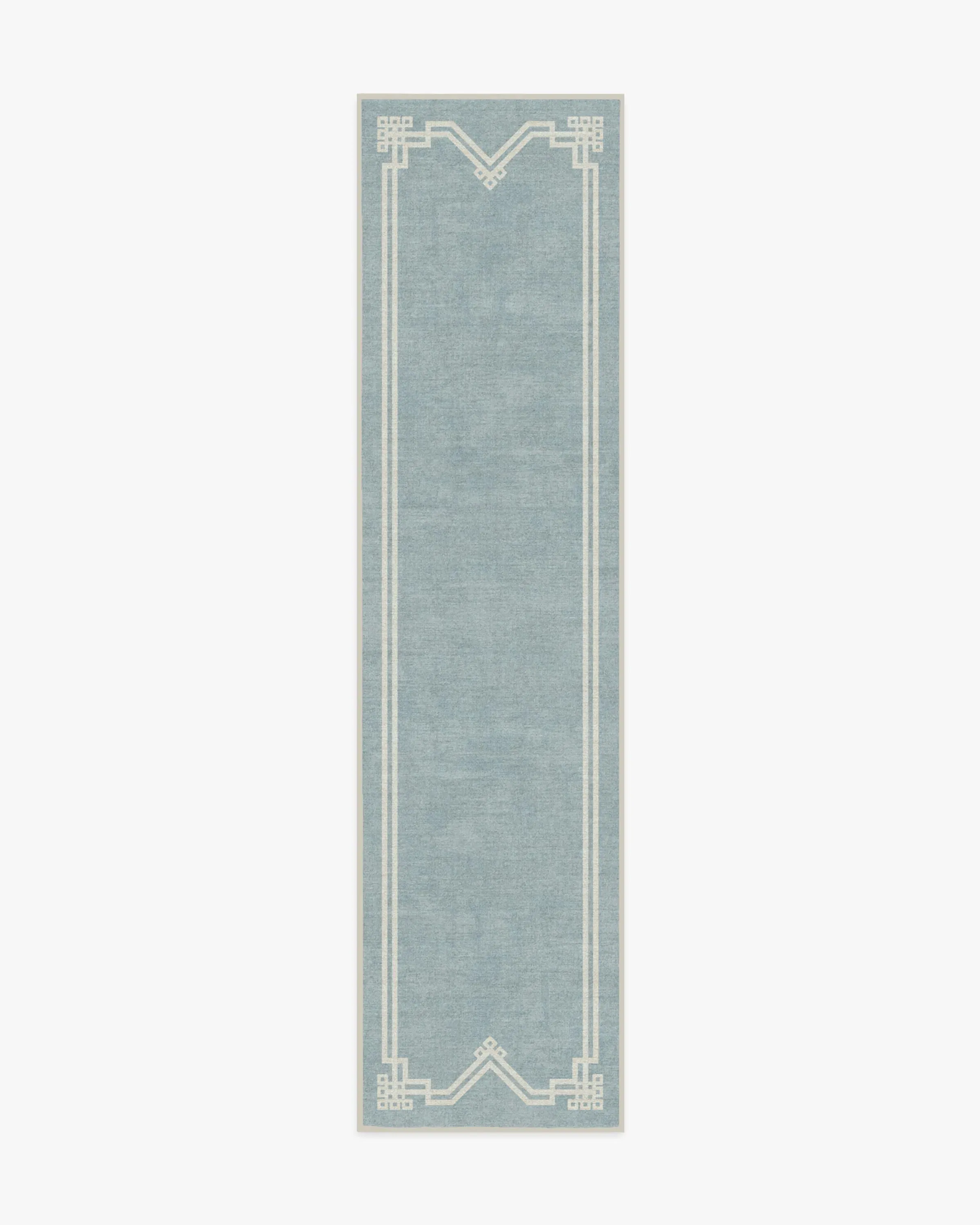 Runner Area Rug Machine Washable - Blue