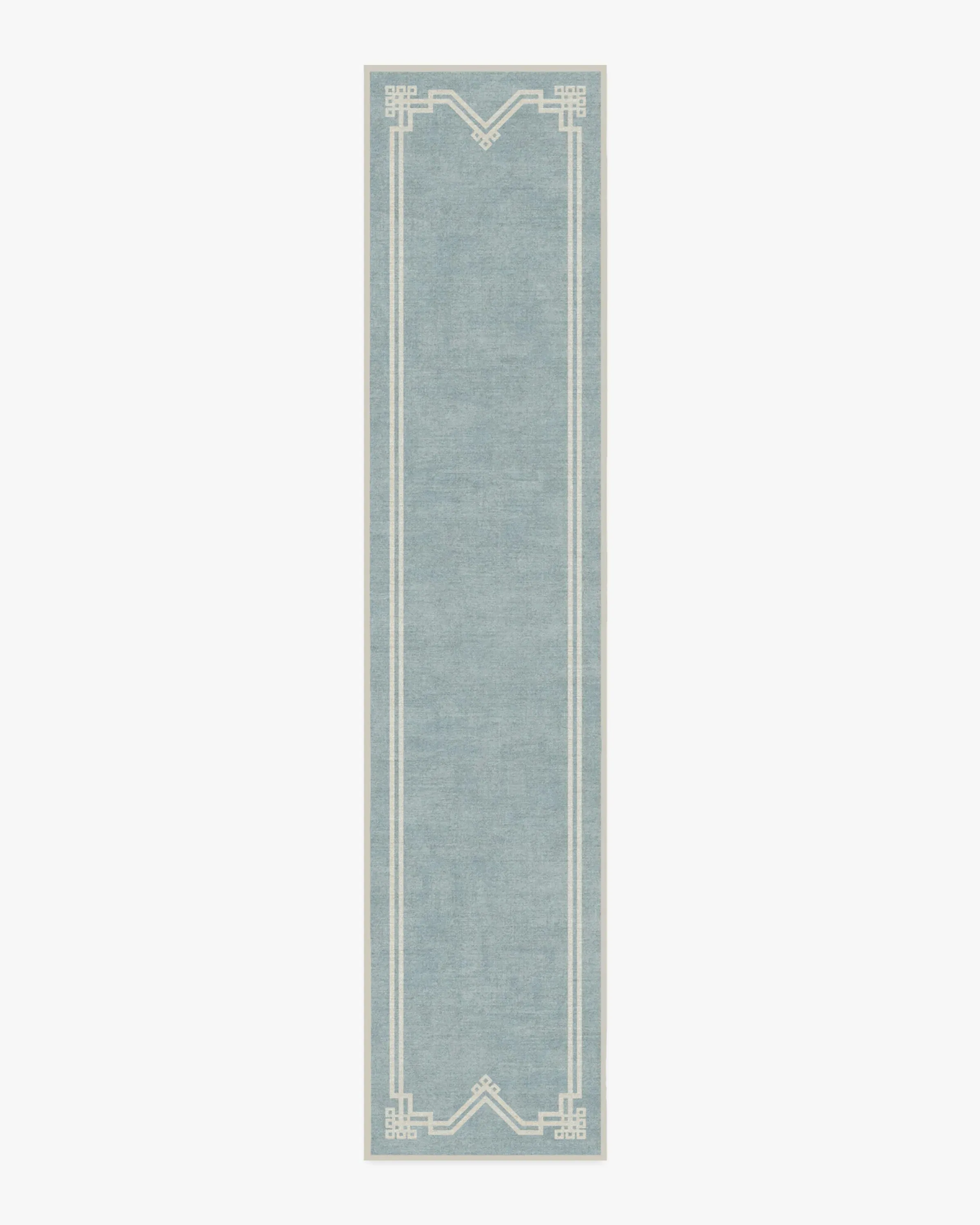 Runner Area Rug Machine Washable - Blue