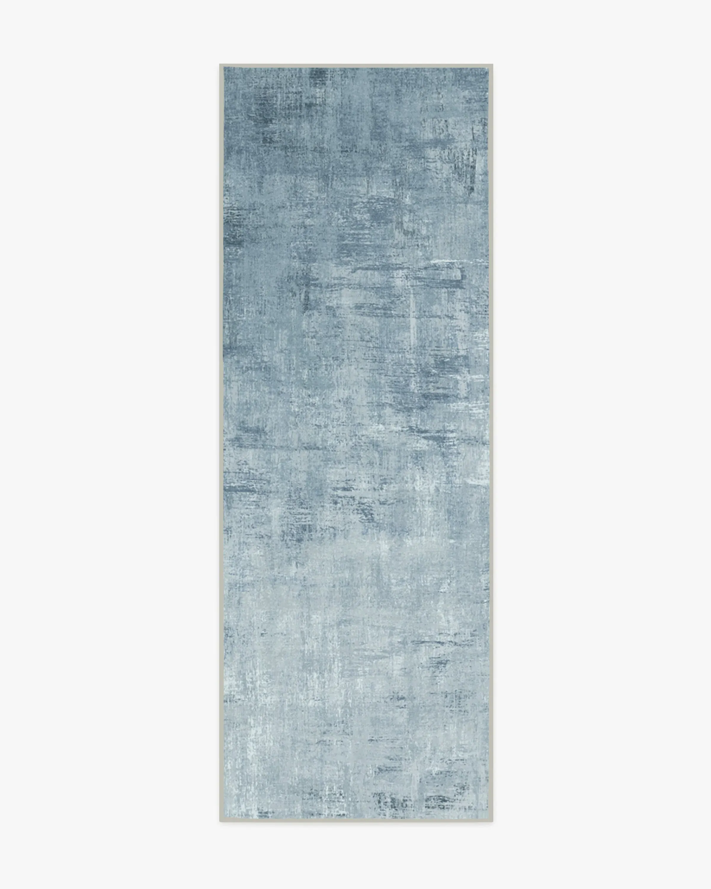 Runner Area Rug Machine Washable - Blue, Chenille
