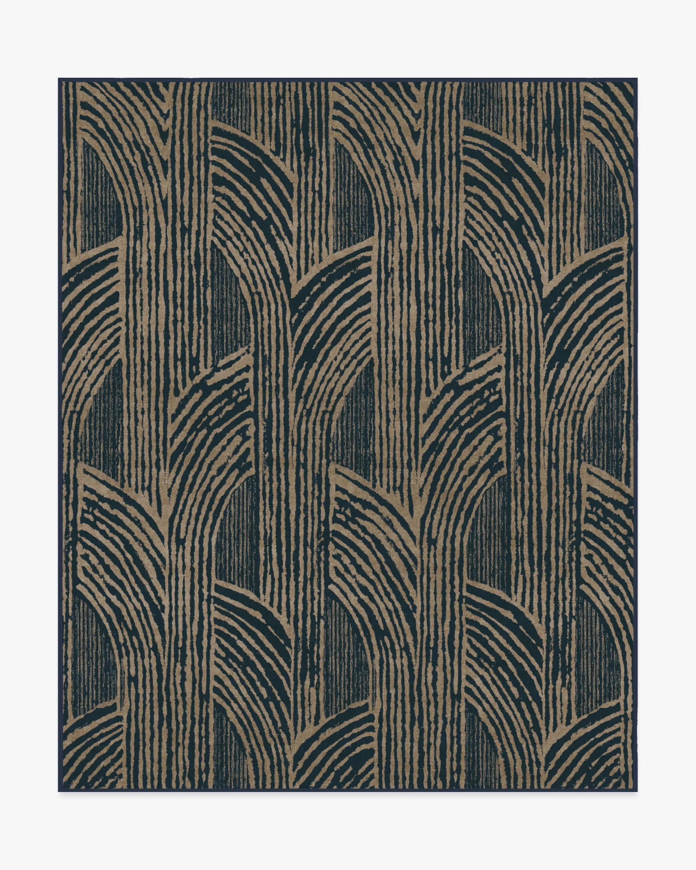 Runner Area Rug Machine Washable - Blue