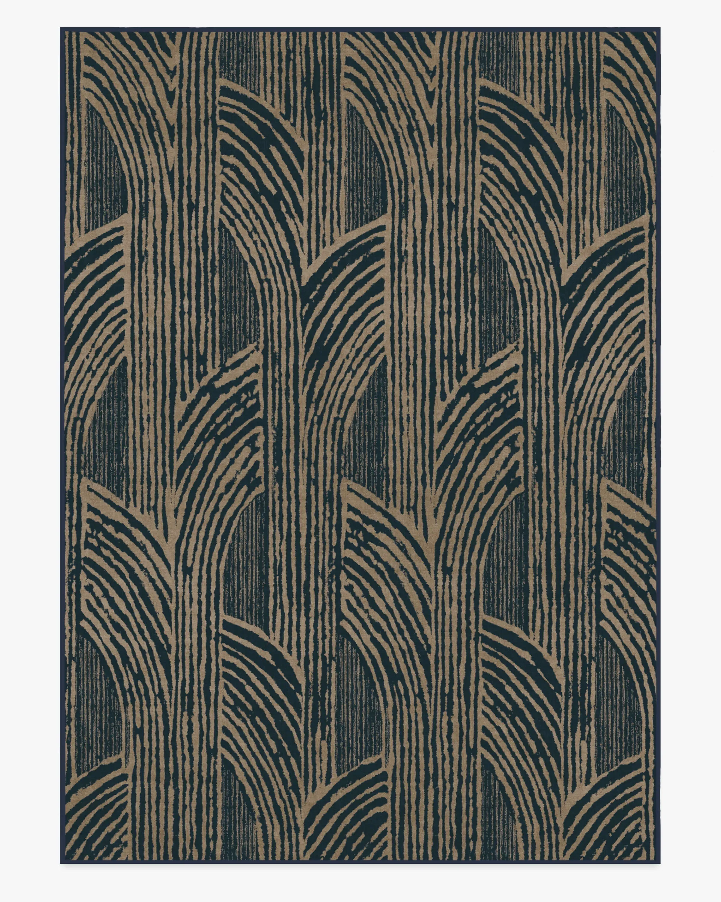 Runner Area Rug Machine Washable - Blue