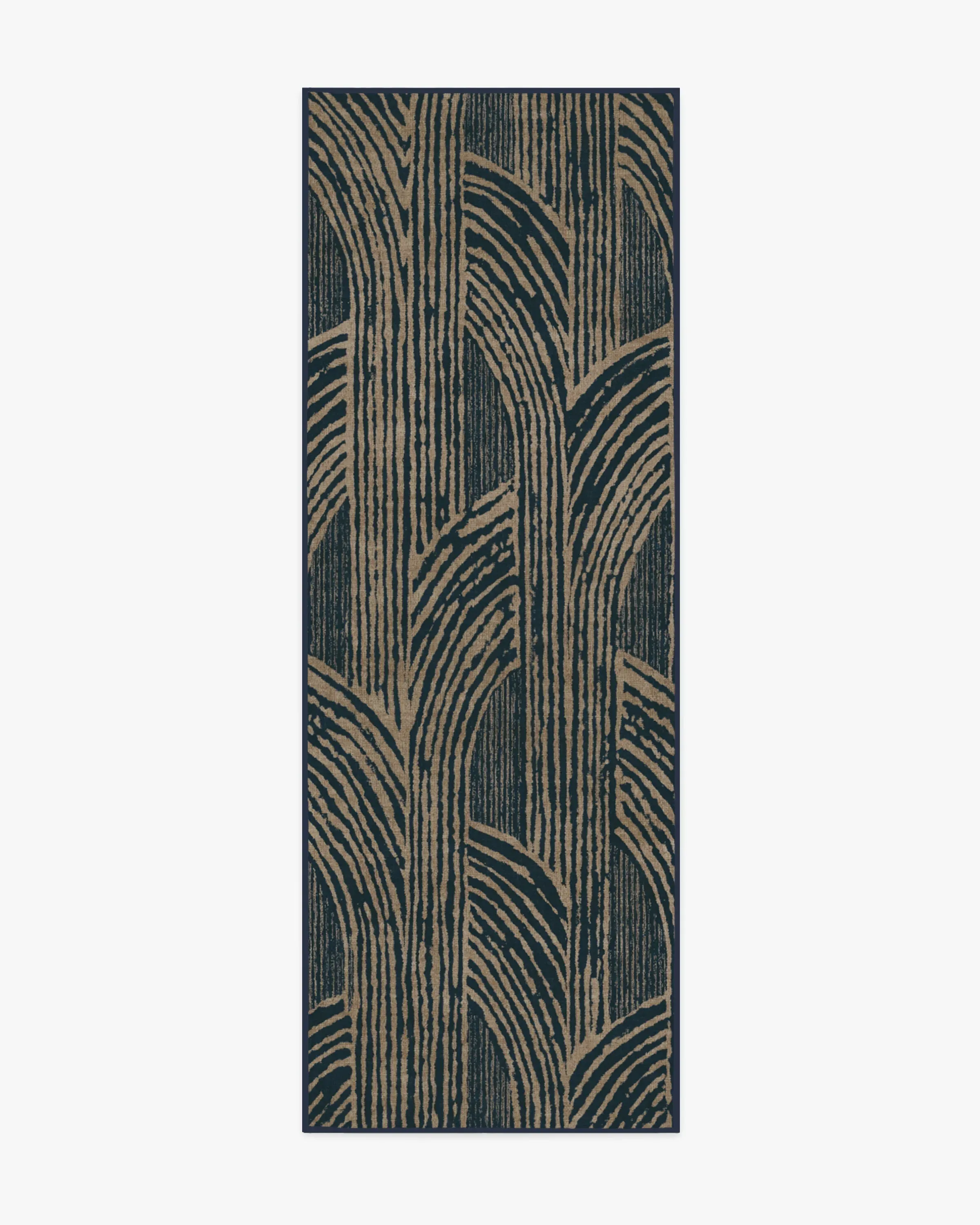 Runner Area Rug Machine Washable - Blue