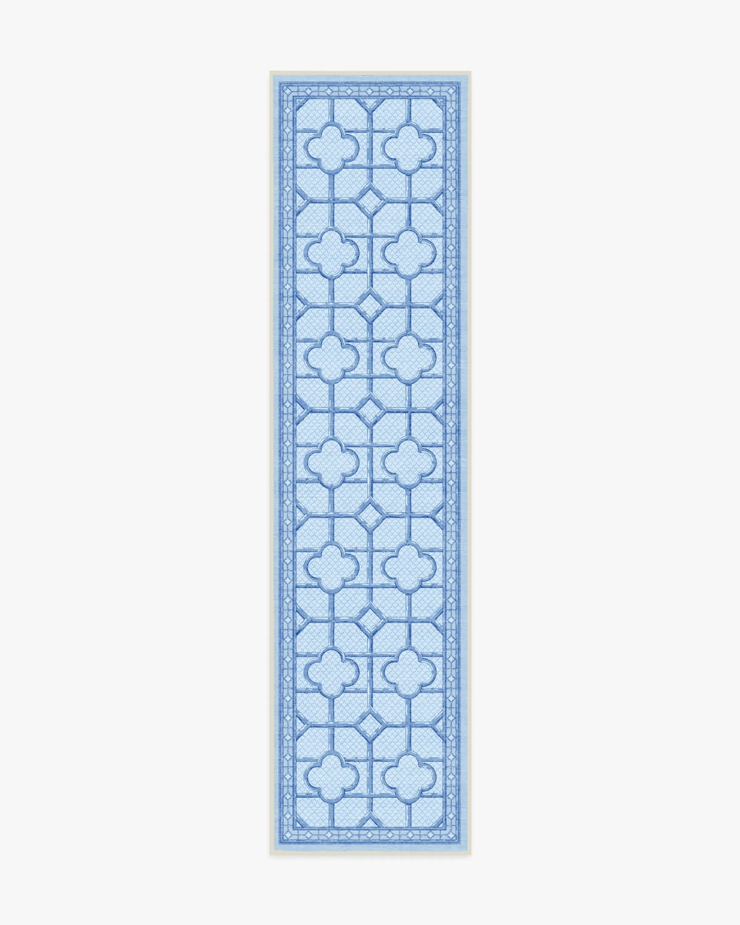 Runner Area Rug Machine Washable - Blue
