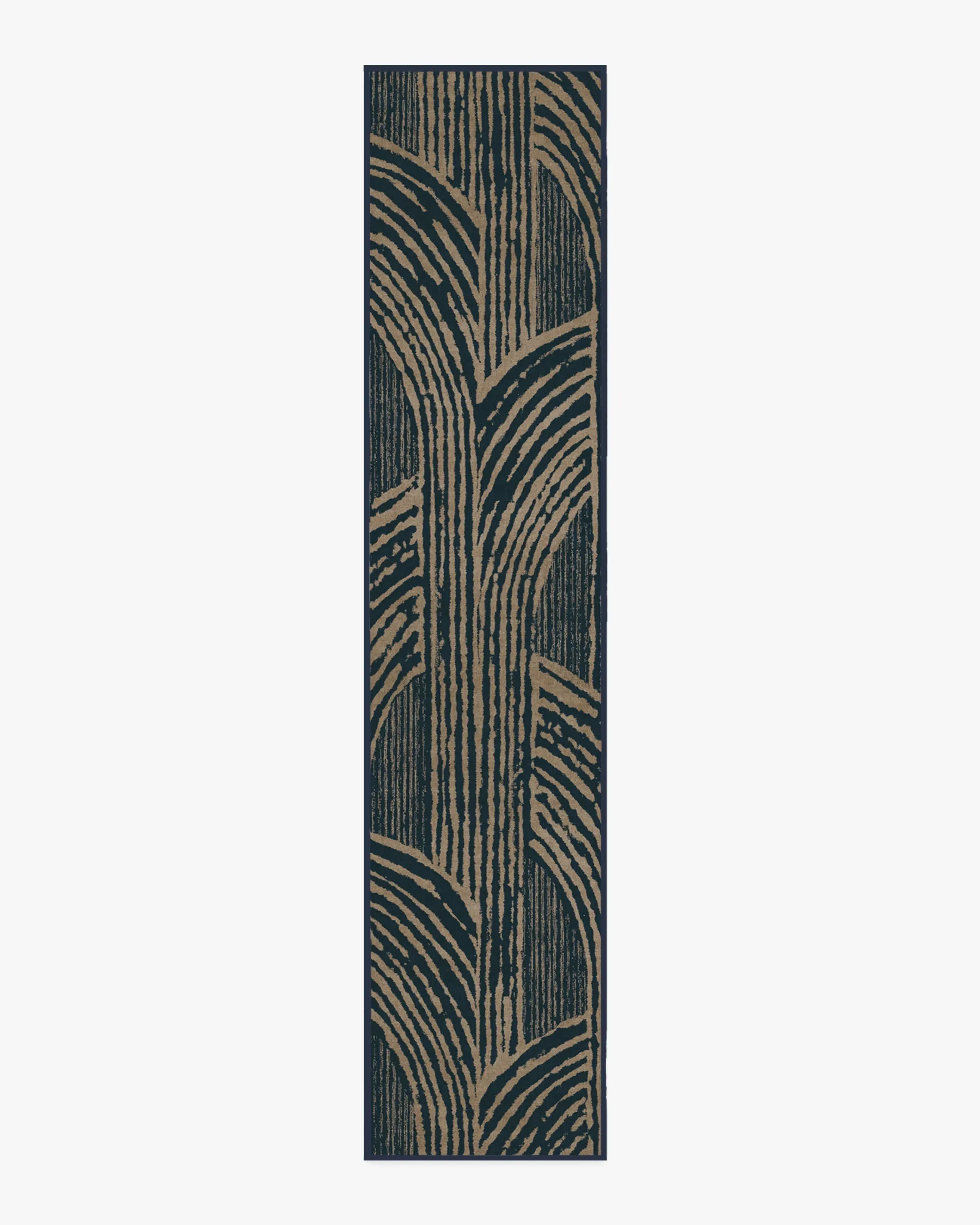 Runner Area Rug Machine Washable - Blue