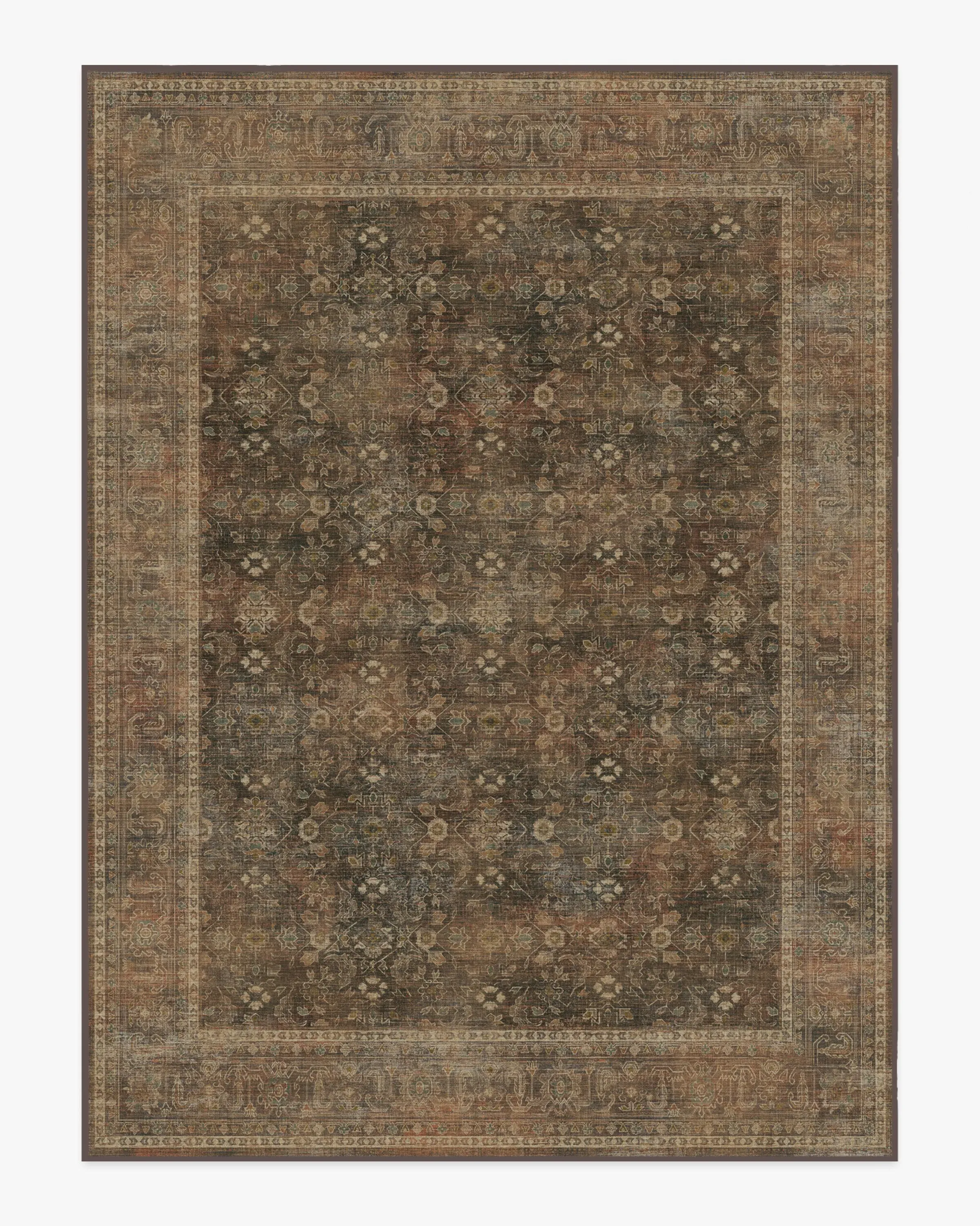 Runner Area Rug Machine Washable - Bronze