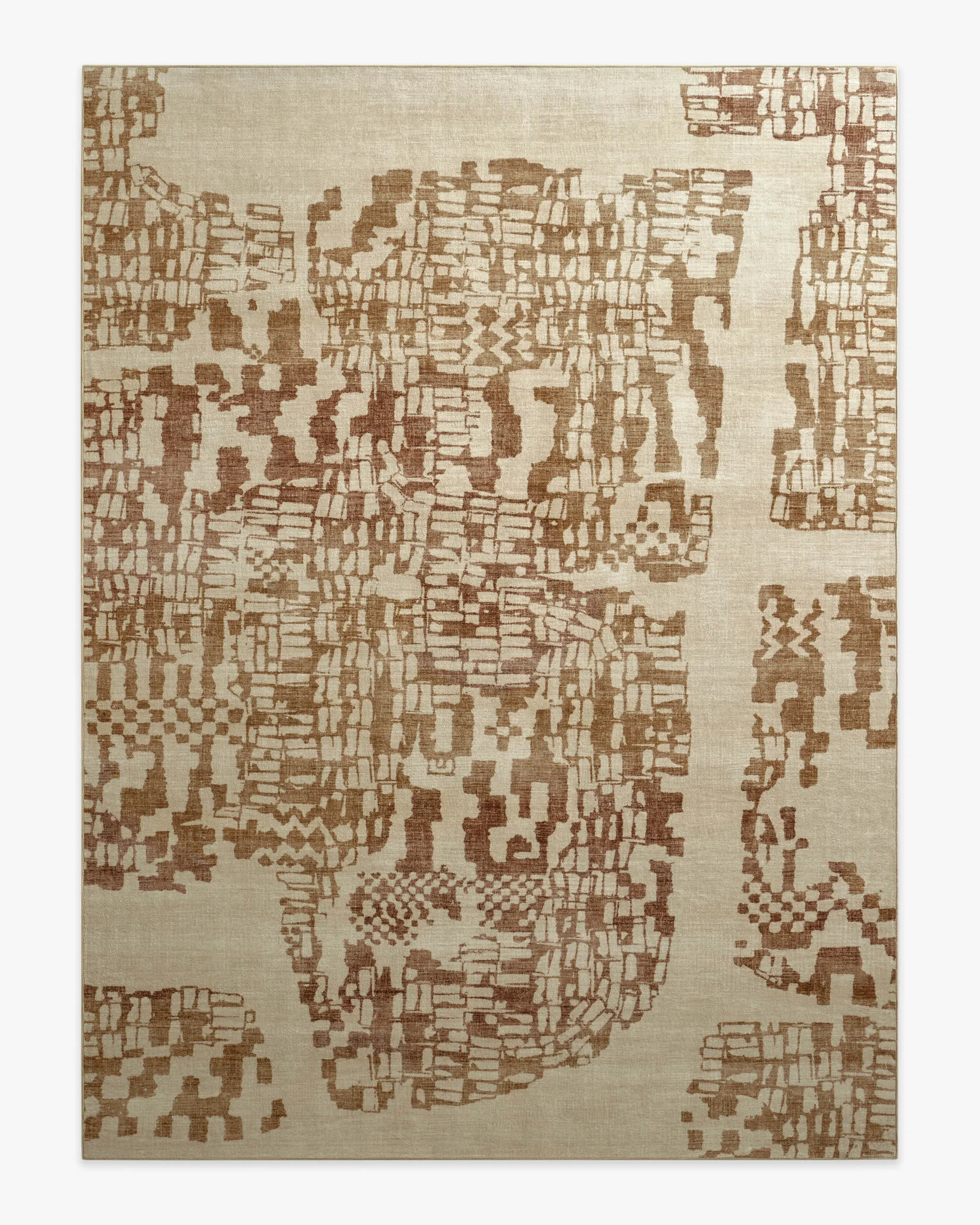 Runner Area Rug Machine Washable - Bronze