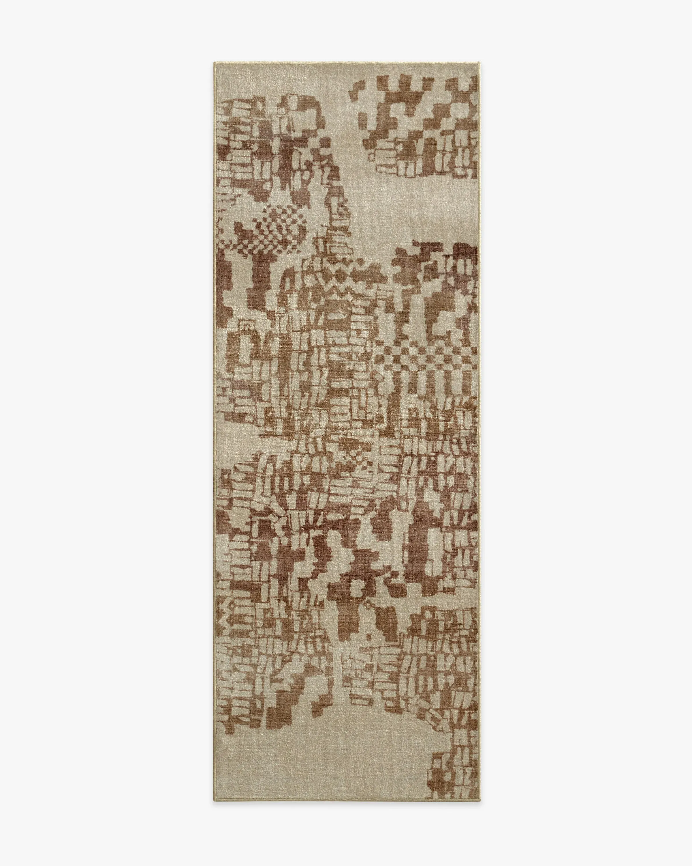 Runner Area Rug Machine Washable - Bronze