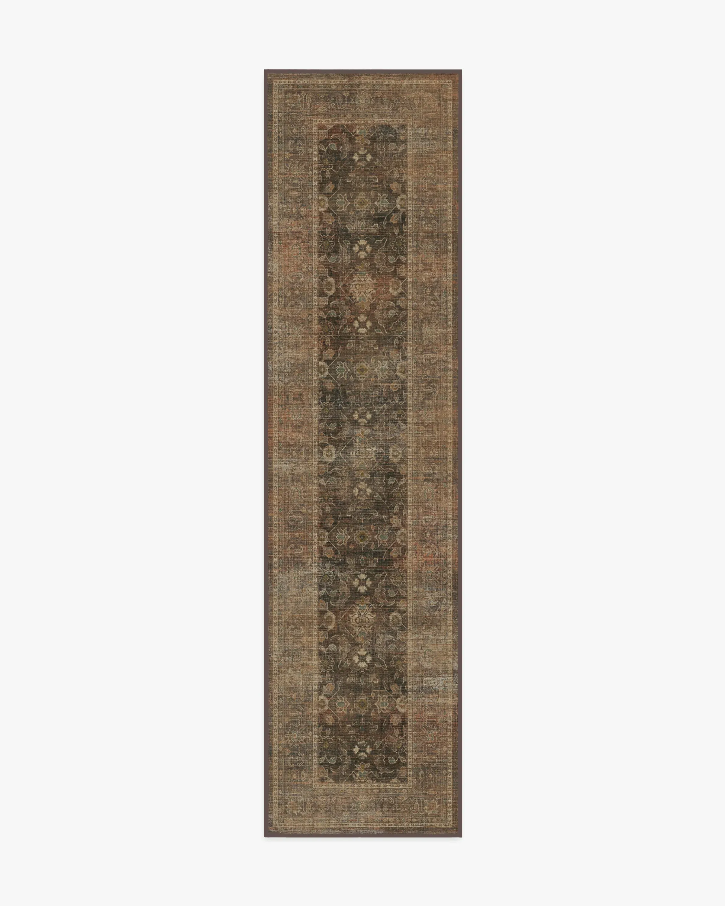 Runner Area Rug Machine Washable - Bronze