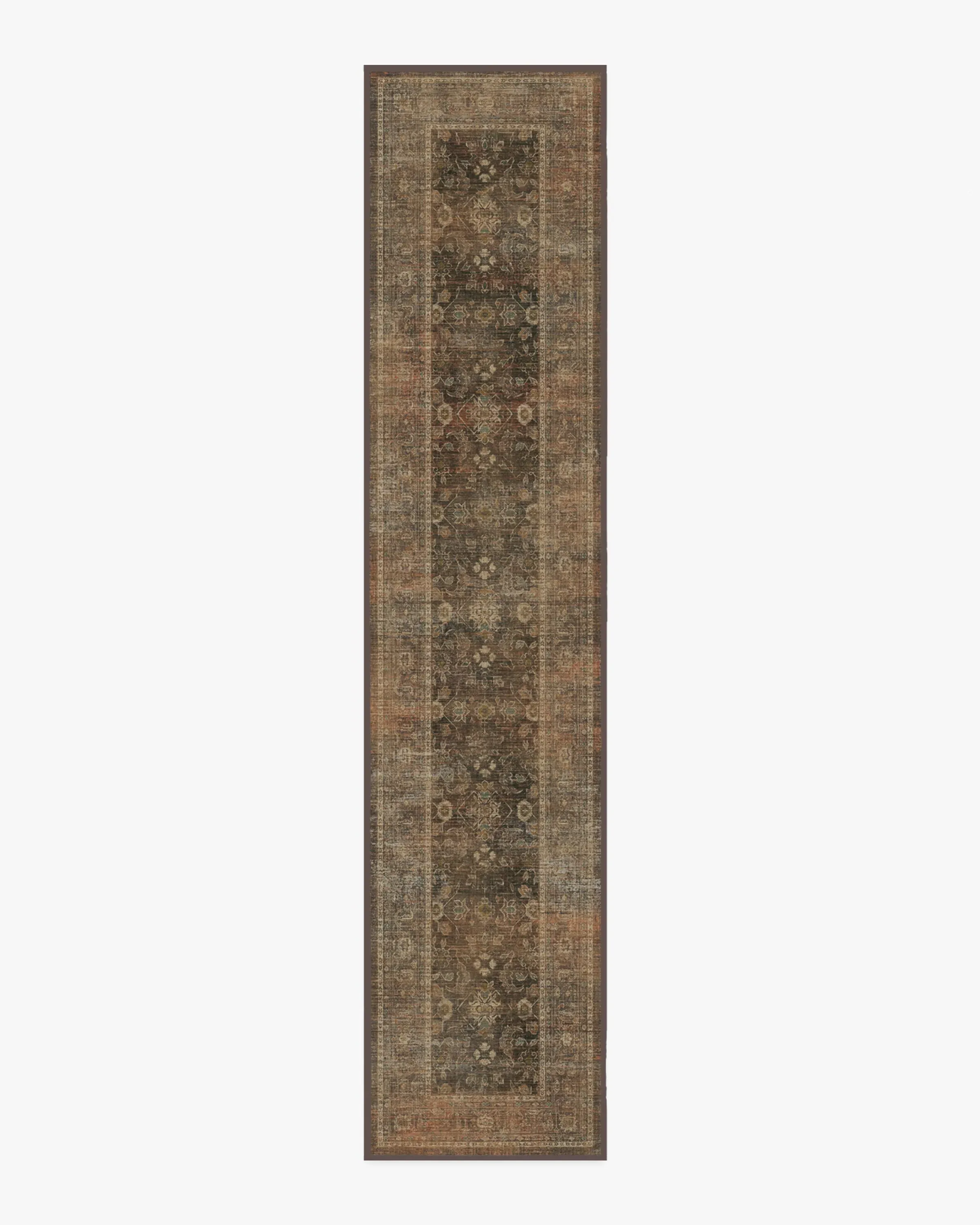 Runner Area Rug Machine Washable - Bronze