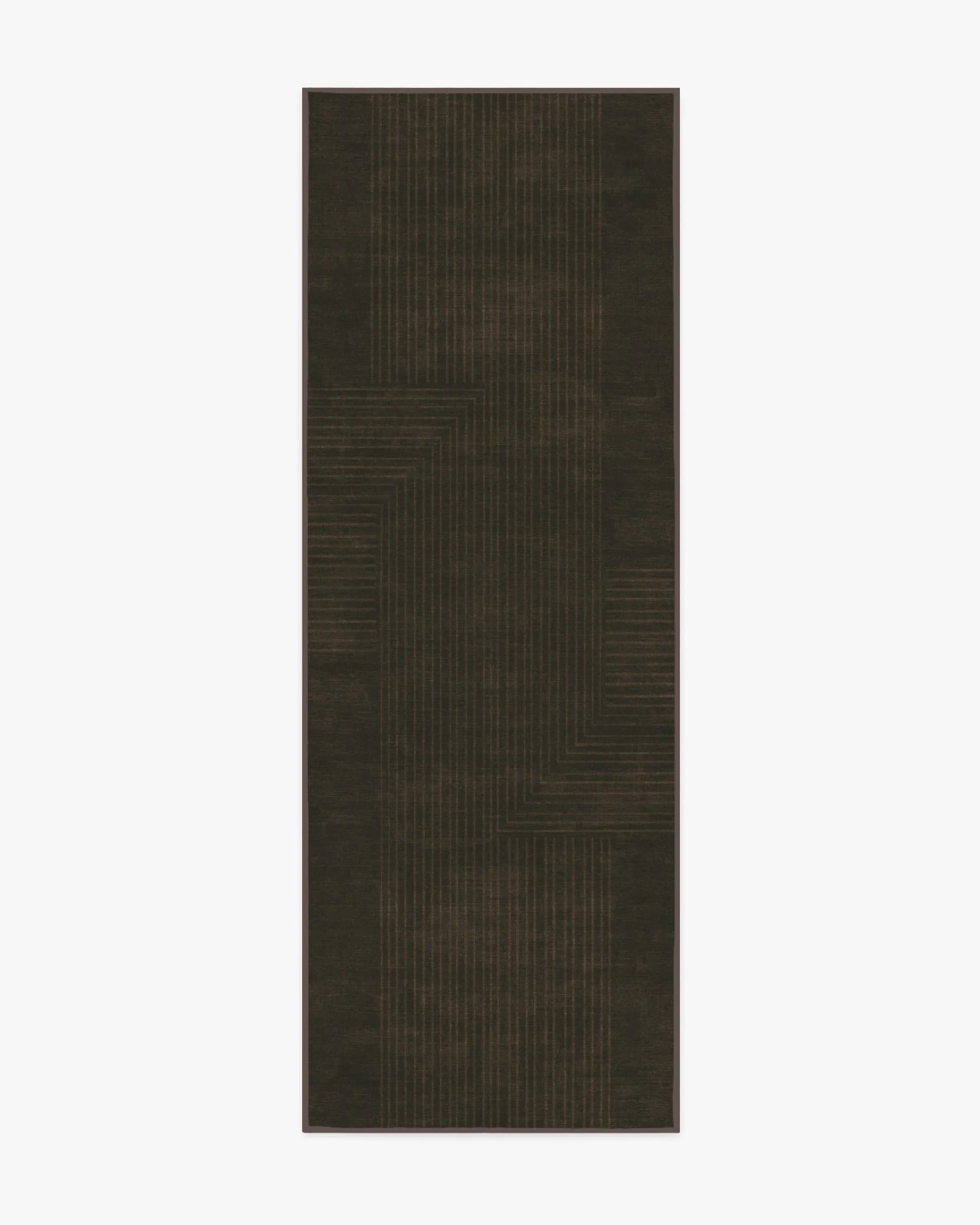 Runner Area Rug Machine Washable - Brown