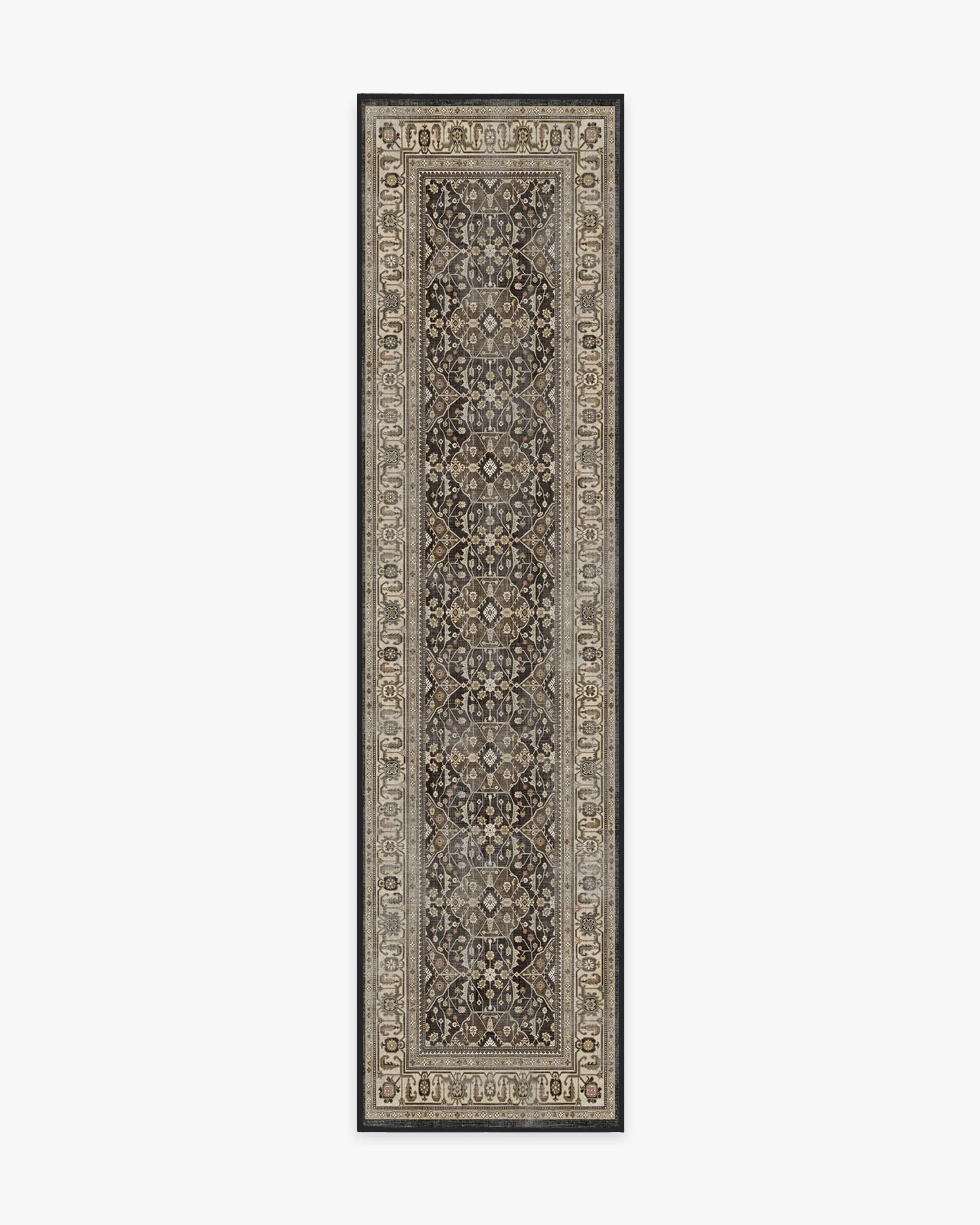 Runner Area Rug Machine Washable - Brown