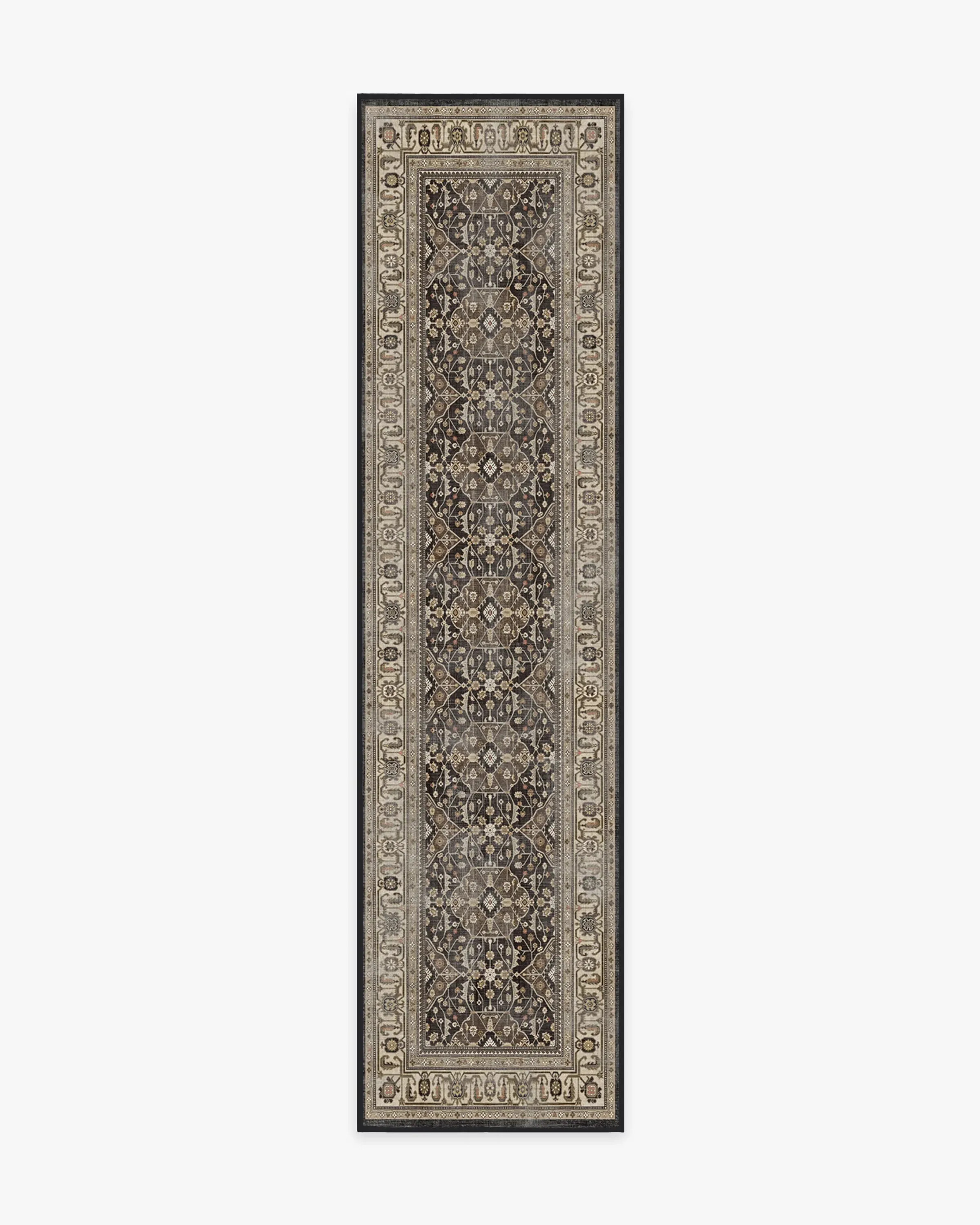 Runner Area Rug Machine Washable - Brown