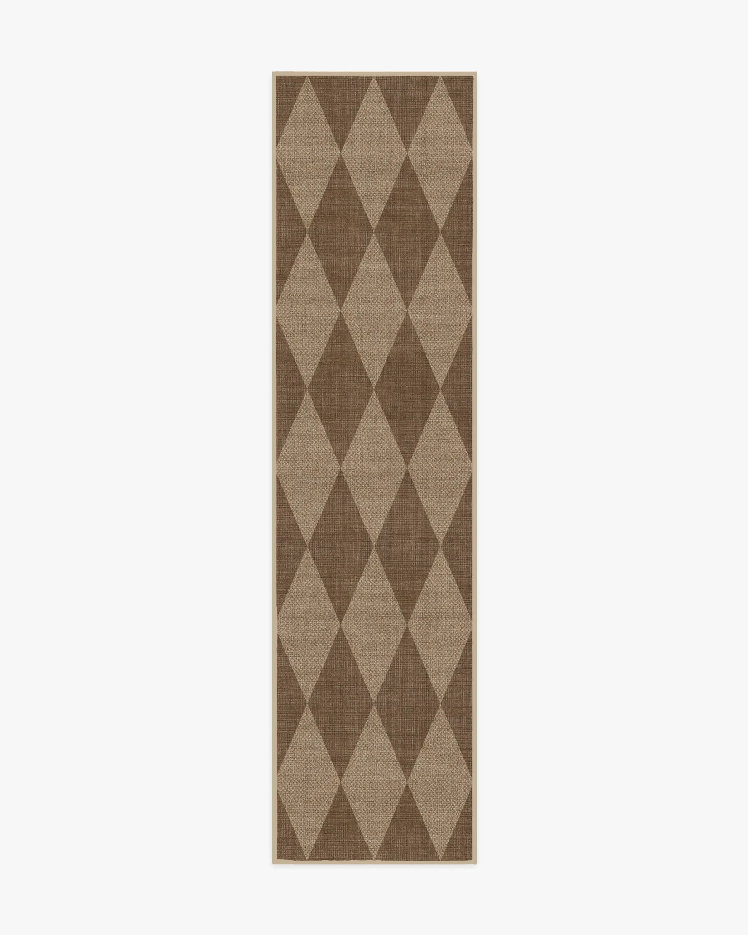 Runner Area Rug Machine Washable - Brown, Polyester