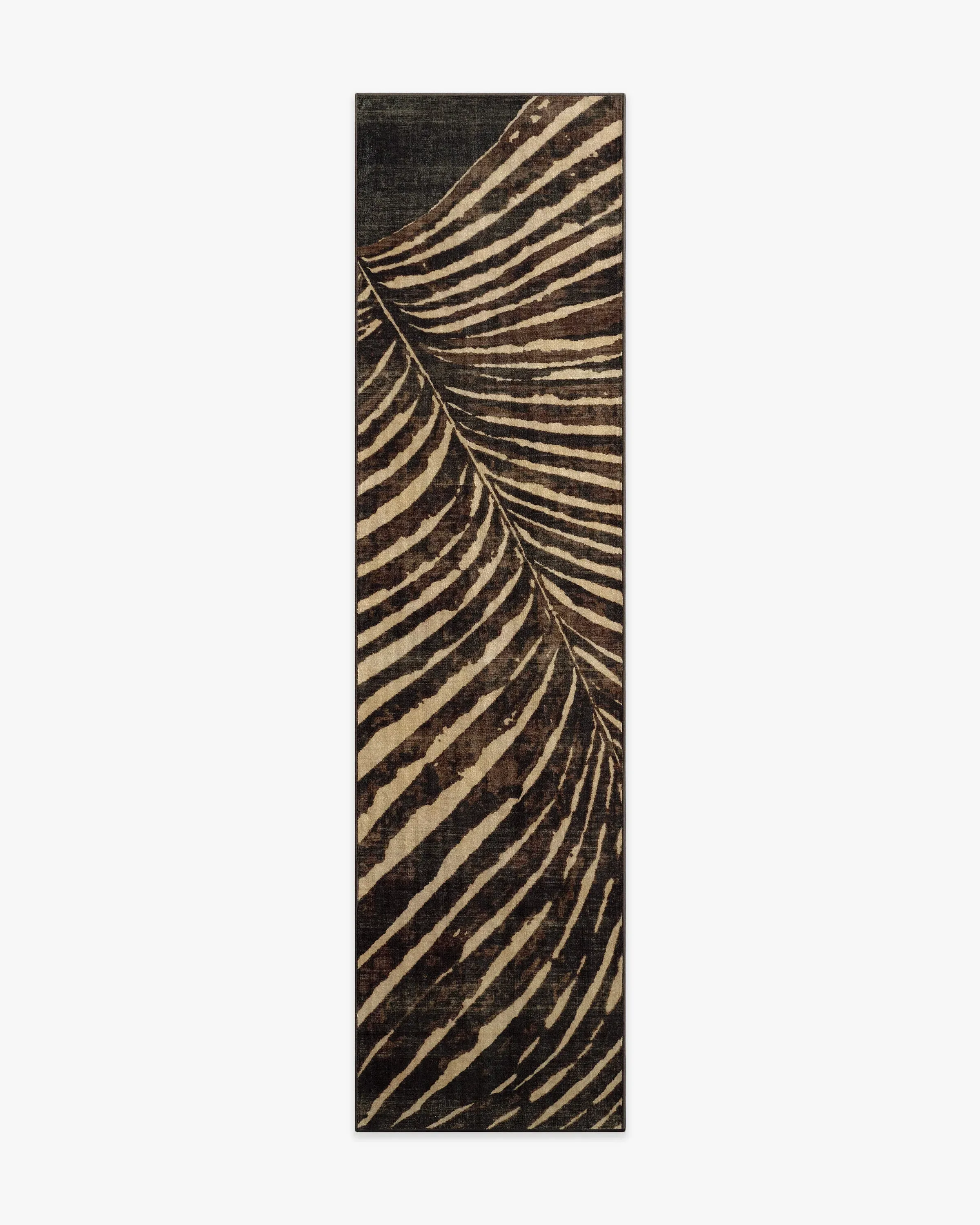 Runner Area Rug Machine Washable - Brown, Tufted
