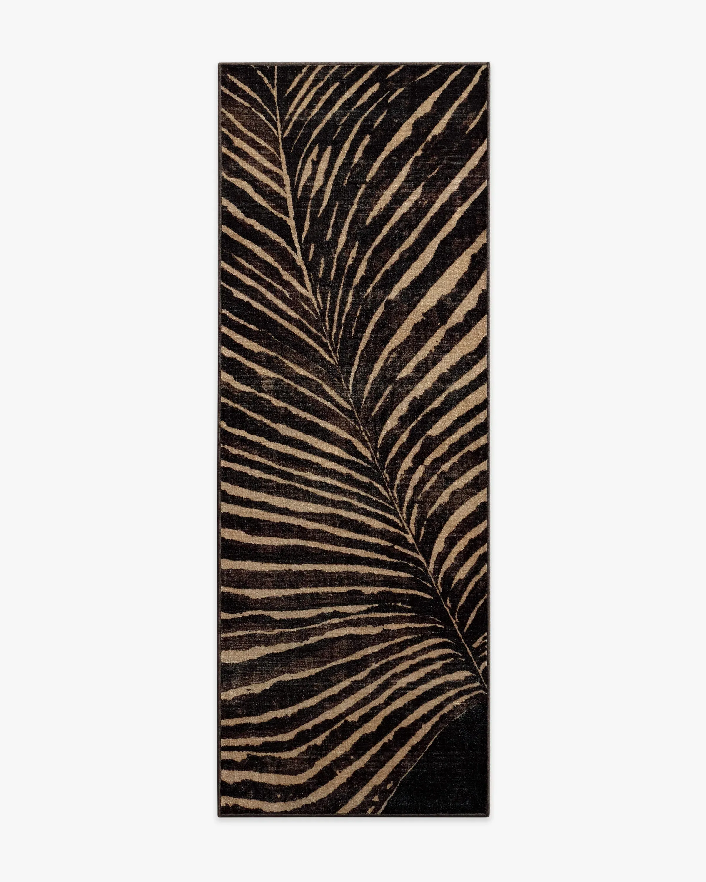 Runner Area Rug Machine Washable - Brown, Tufted
