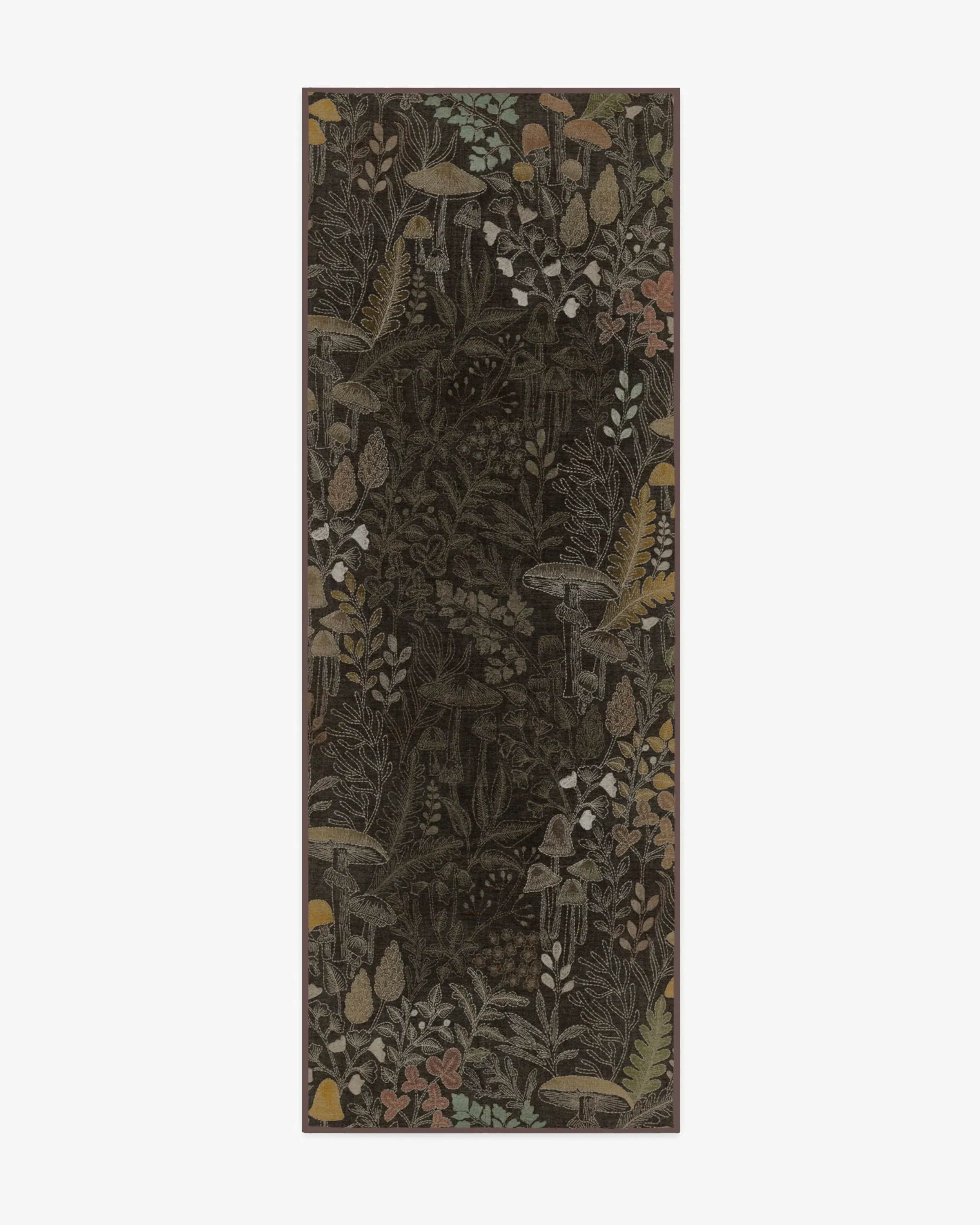 Runner Area Rug Machine Washable - Brown