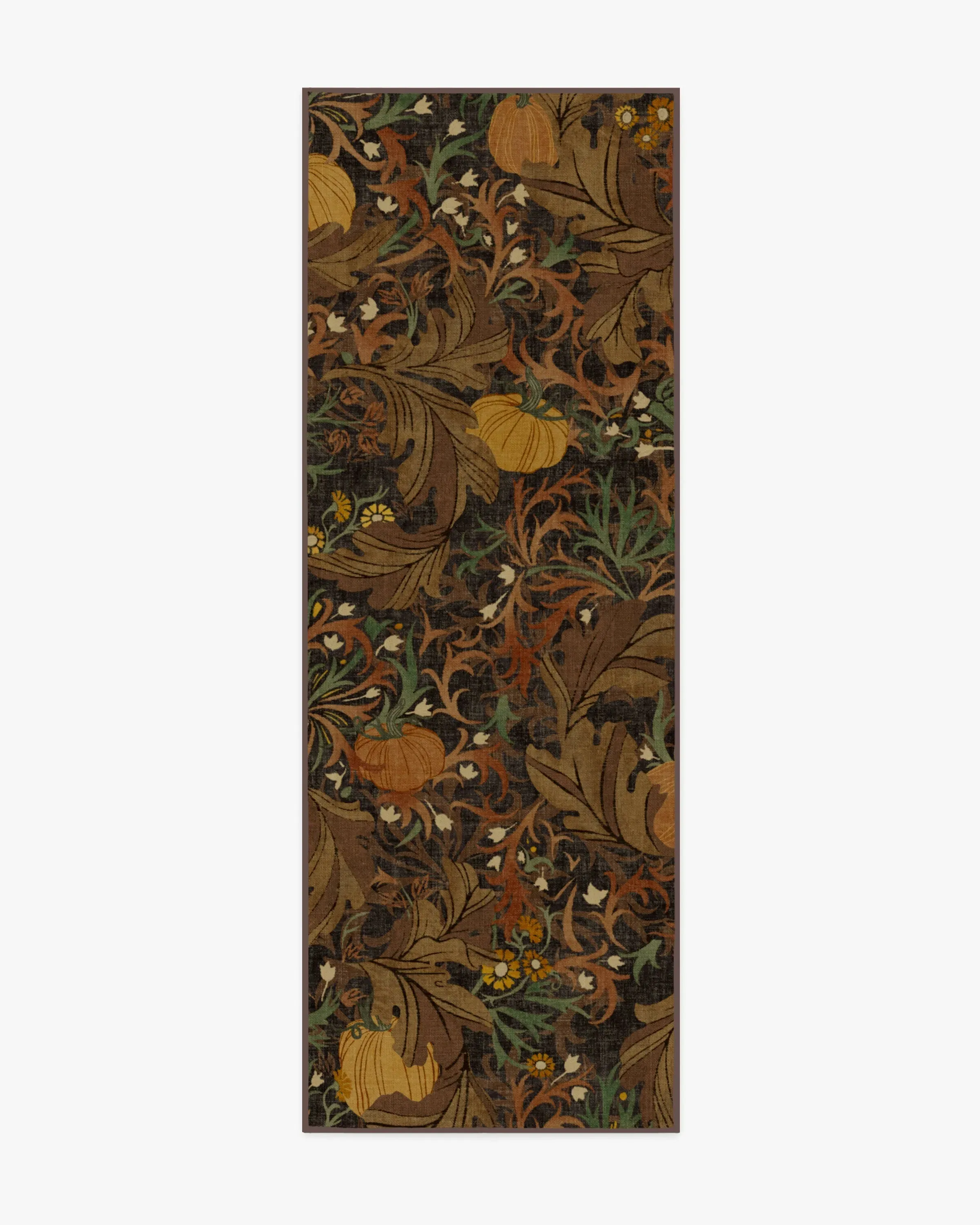 Runner Area Rug Machine Washable - Brown