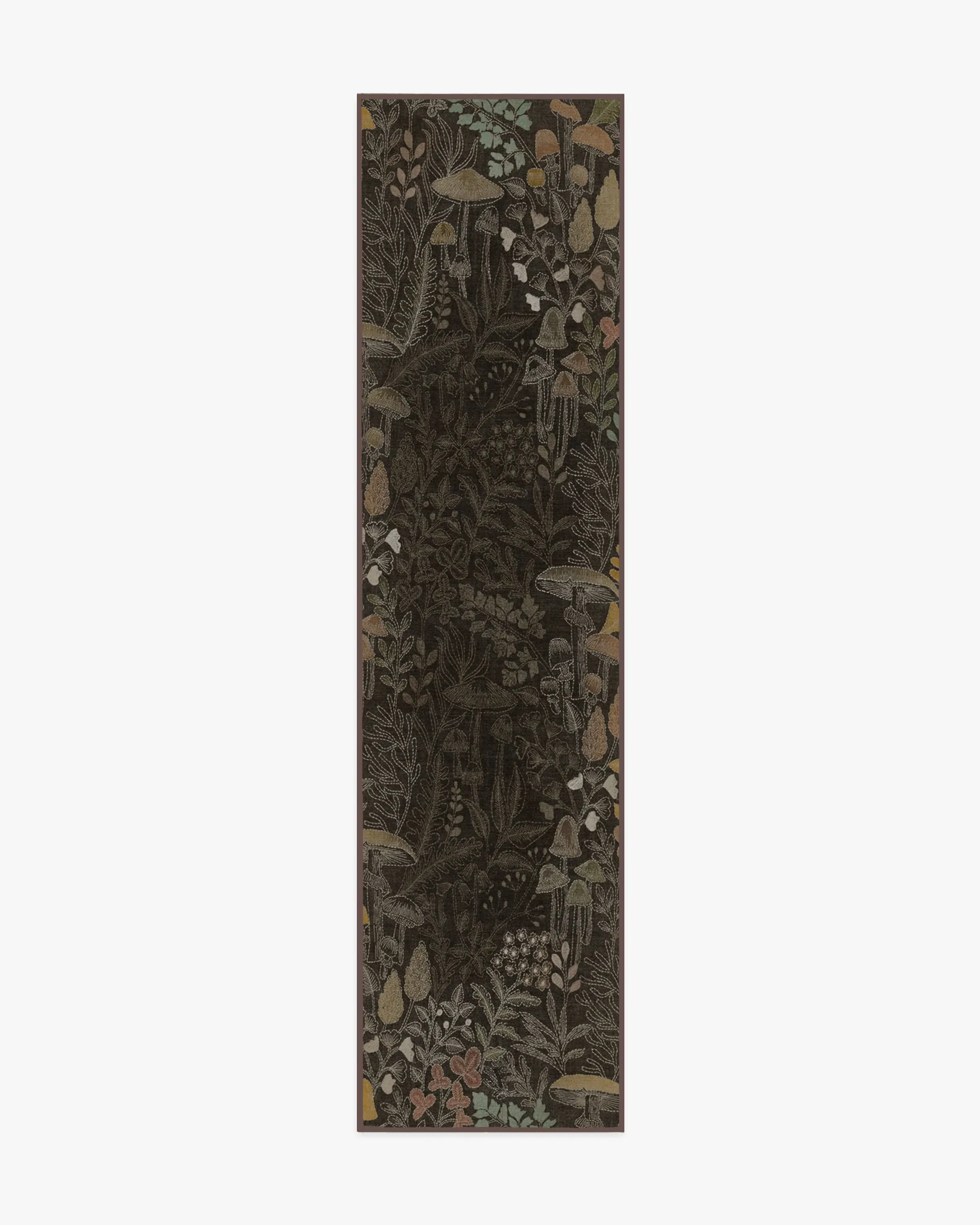 Runner Area Rug Machine Washable - Brown