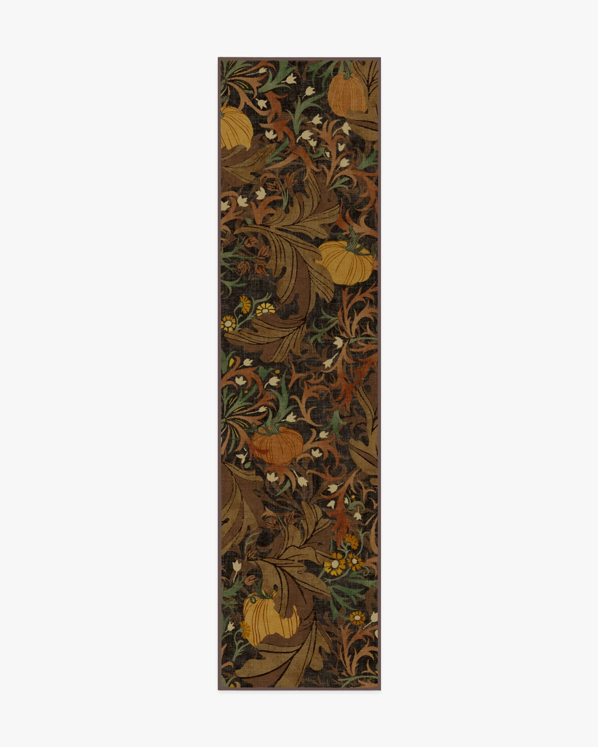 Runner Area Rug Machine Washable - Brown