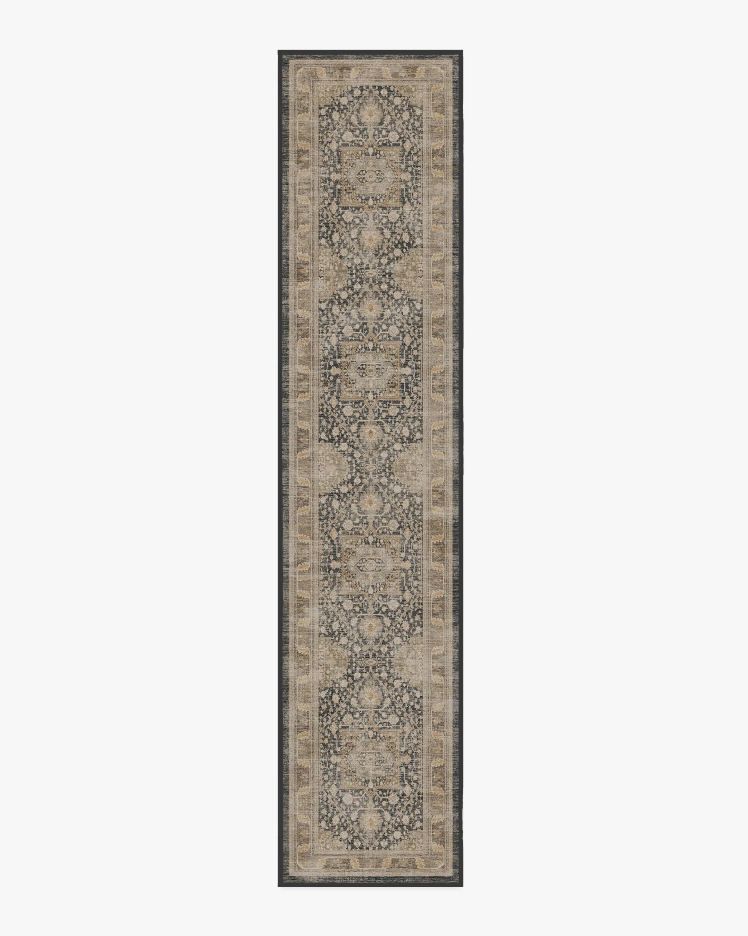 Runner Area Rug Machine Washable - Brown