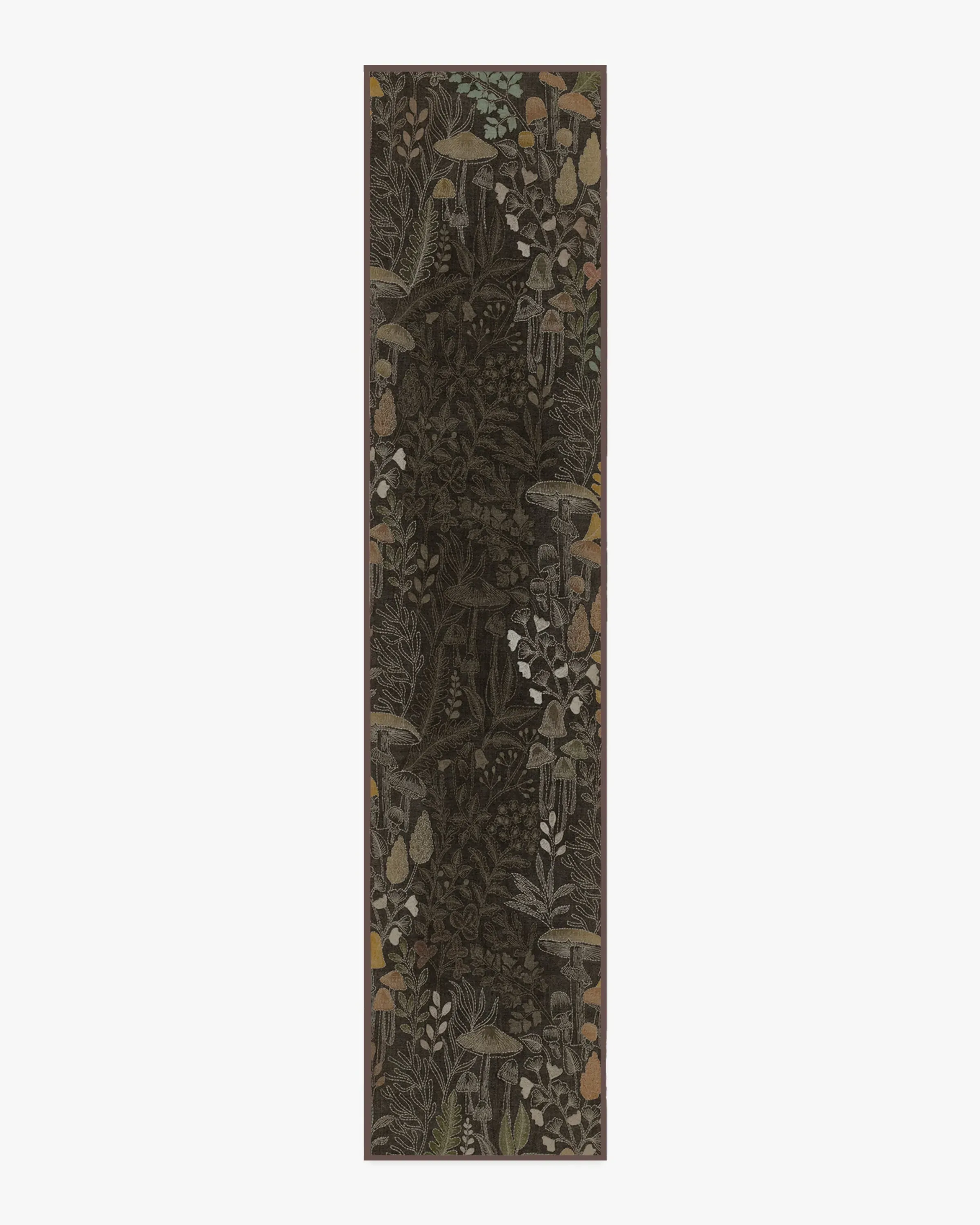Runner Area Rug Machine Washable - Brown