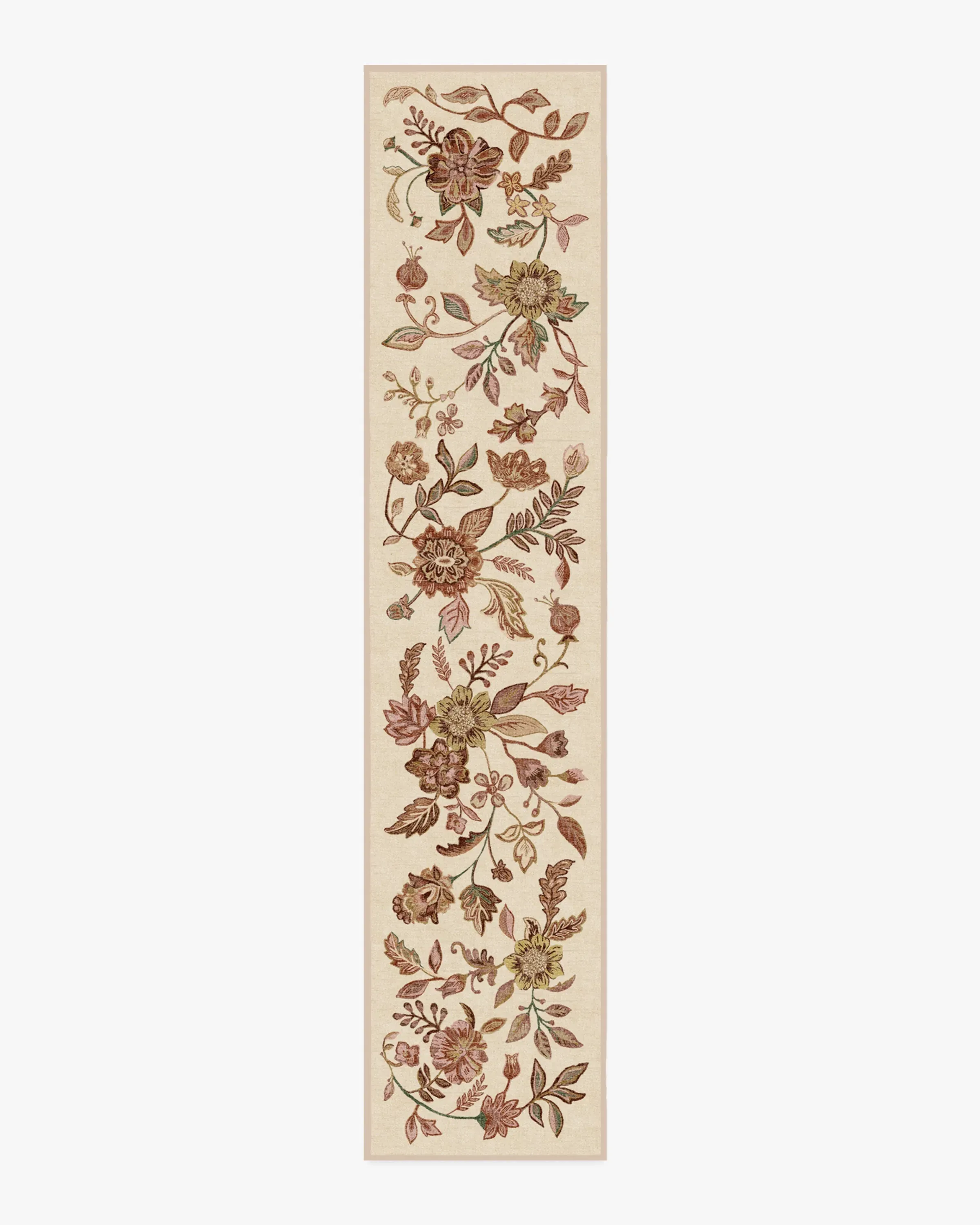Runner Area Rug Machine Washable - Burgundy