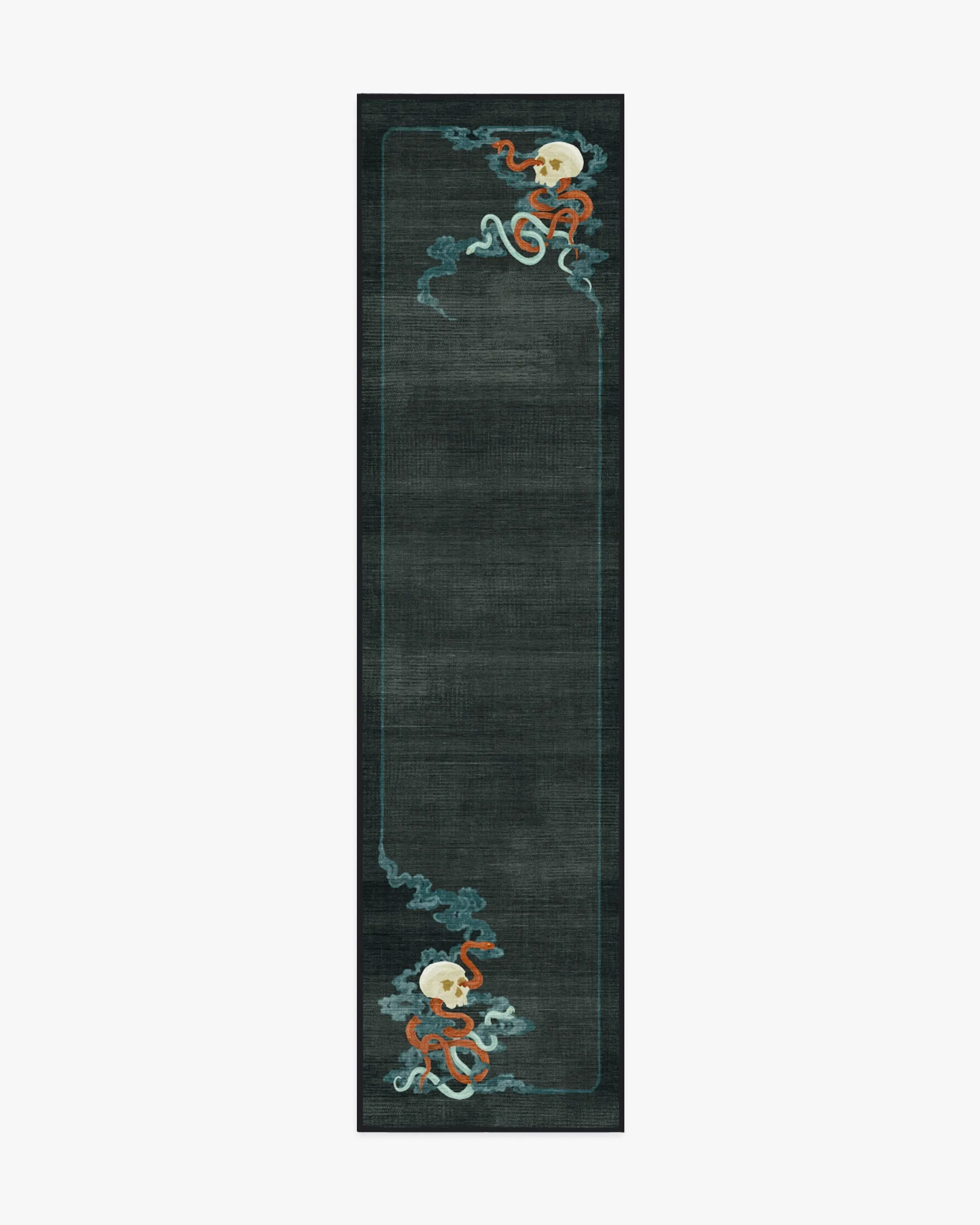 Runner Area Rug Machine Washable - Charcoal