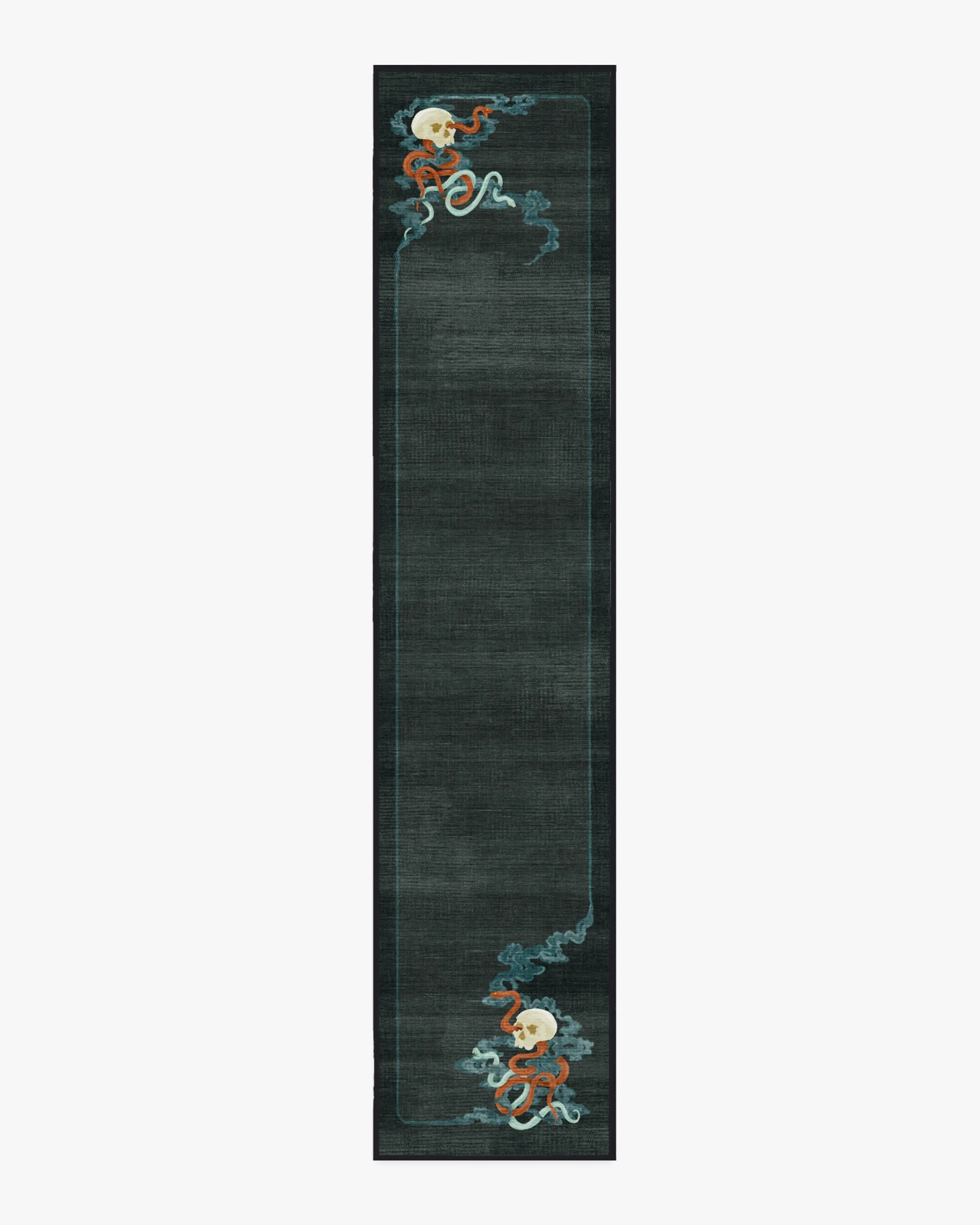 Runner Area Rug Machine Washable - Charcoal