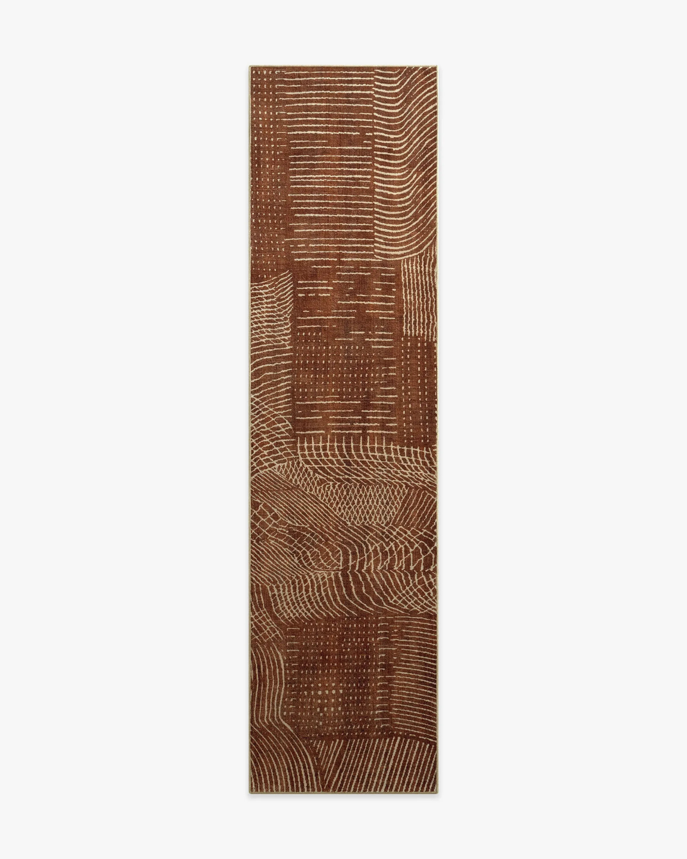 Runner Area Rug Machine Washable - Copper