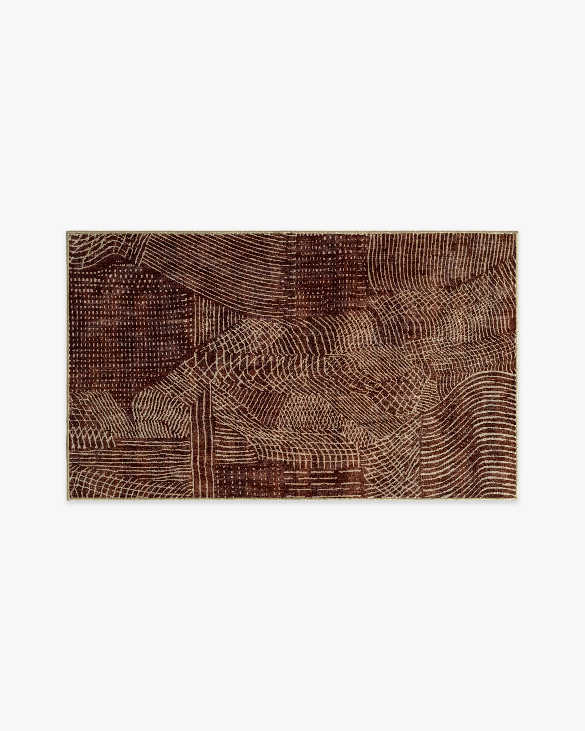 Runner Area Rug Machine Washable - Copper