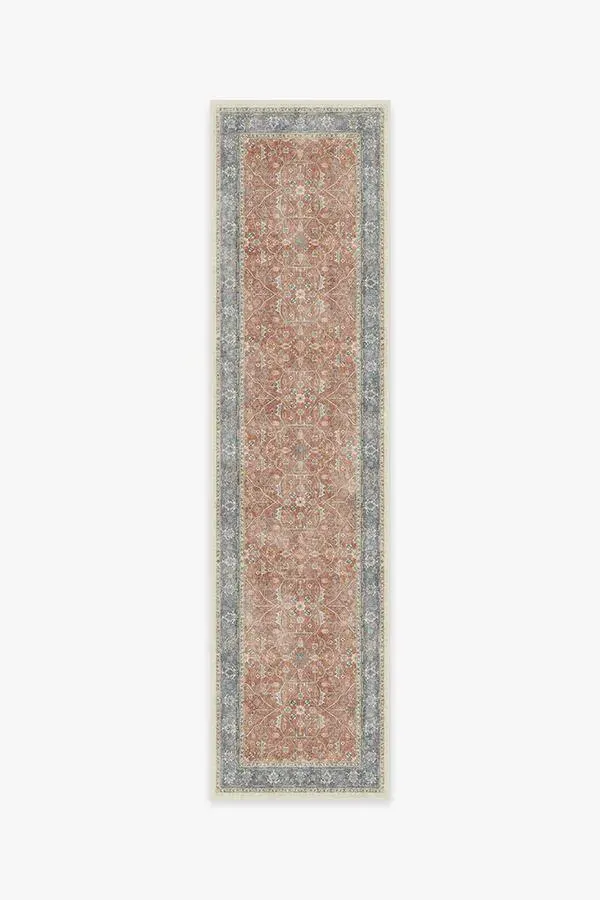 Runner Area Rug Machine Washable - Coral