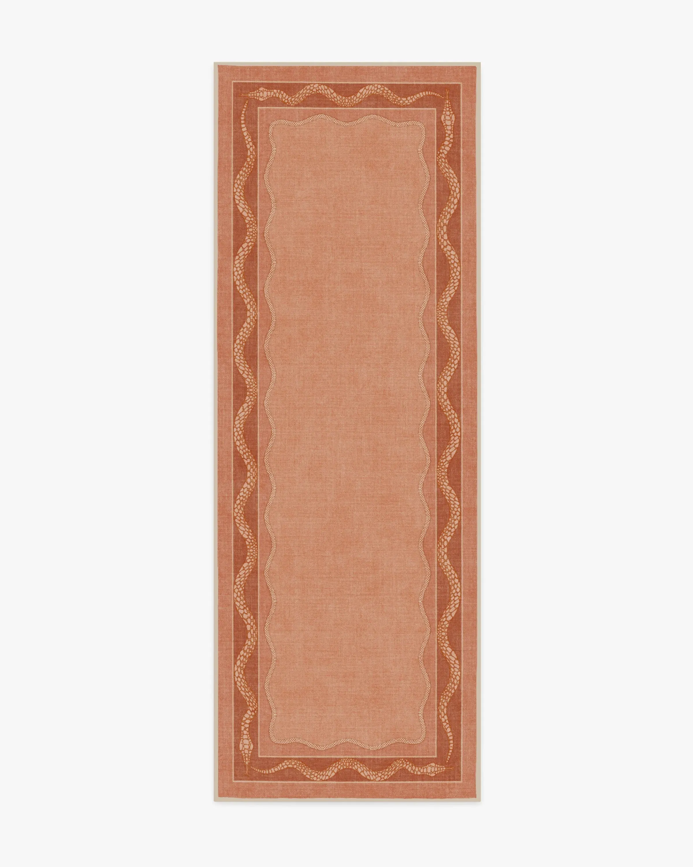 Runner Area Rug Machine Washable - Coral